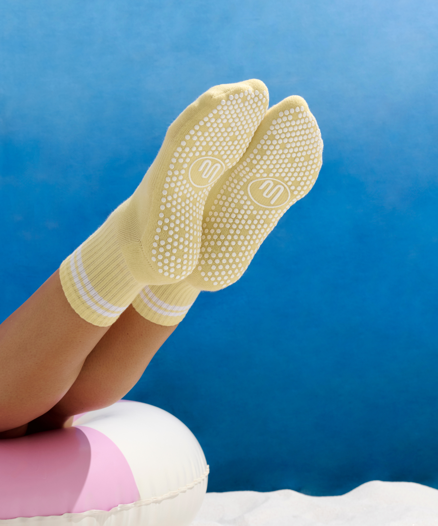 Crew Grip Socks - Limoncello Stripe