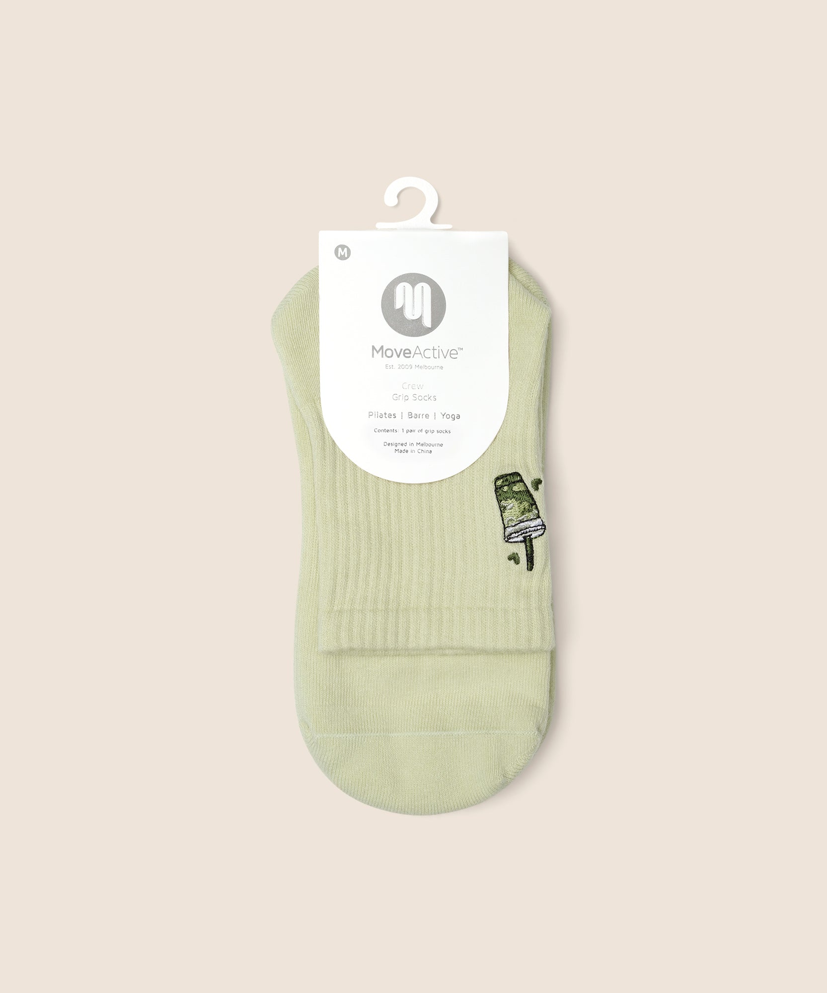 Crew Grip Socks - Matcha Lover