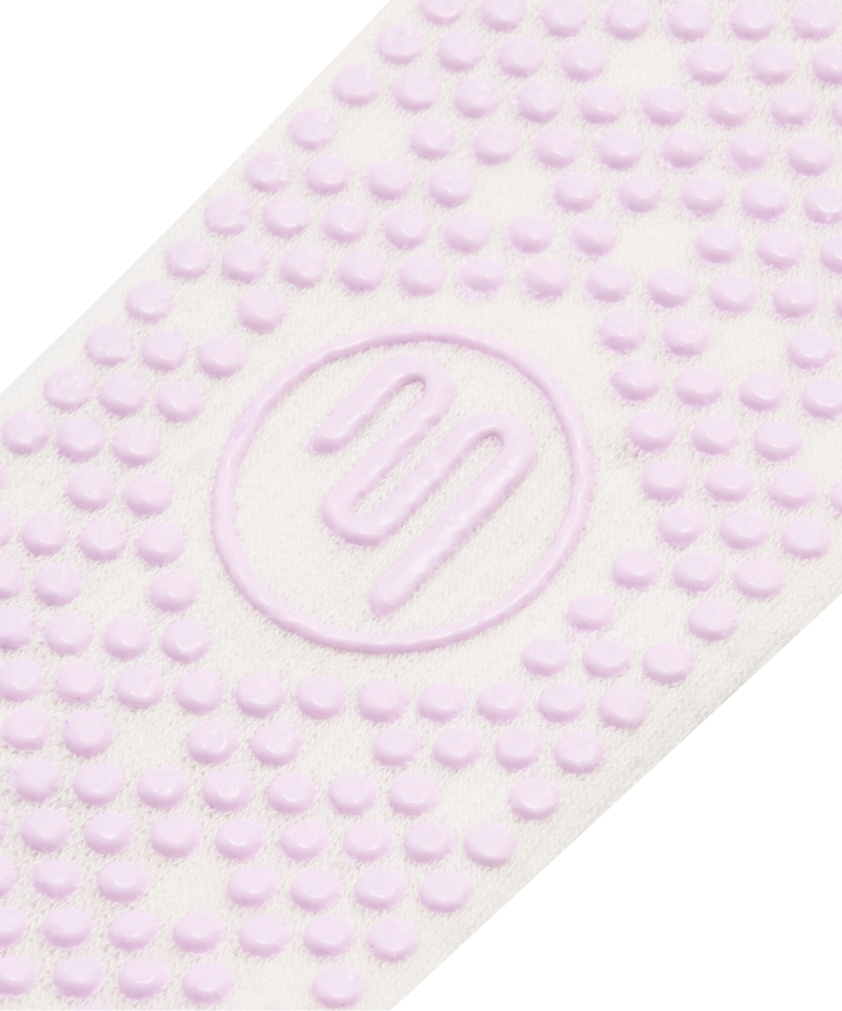 Crew Non Slip Grip Socks - Pilates Club Ivory