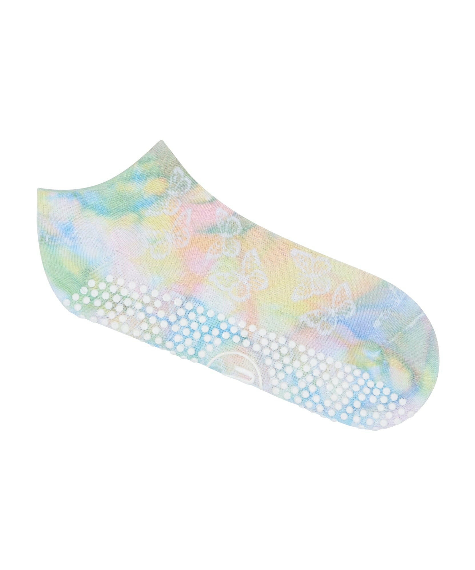 Classic Low Rise Grip Socks - Social Butterfly styled with sneakers for a trendy and comfortable workout look