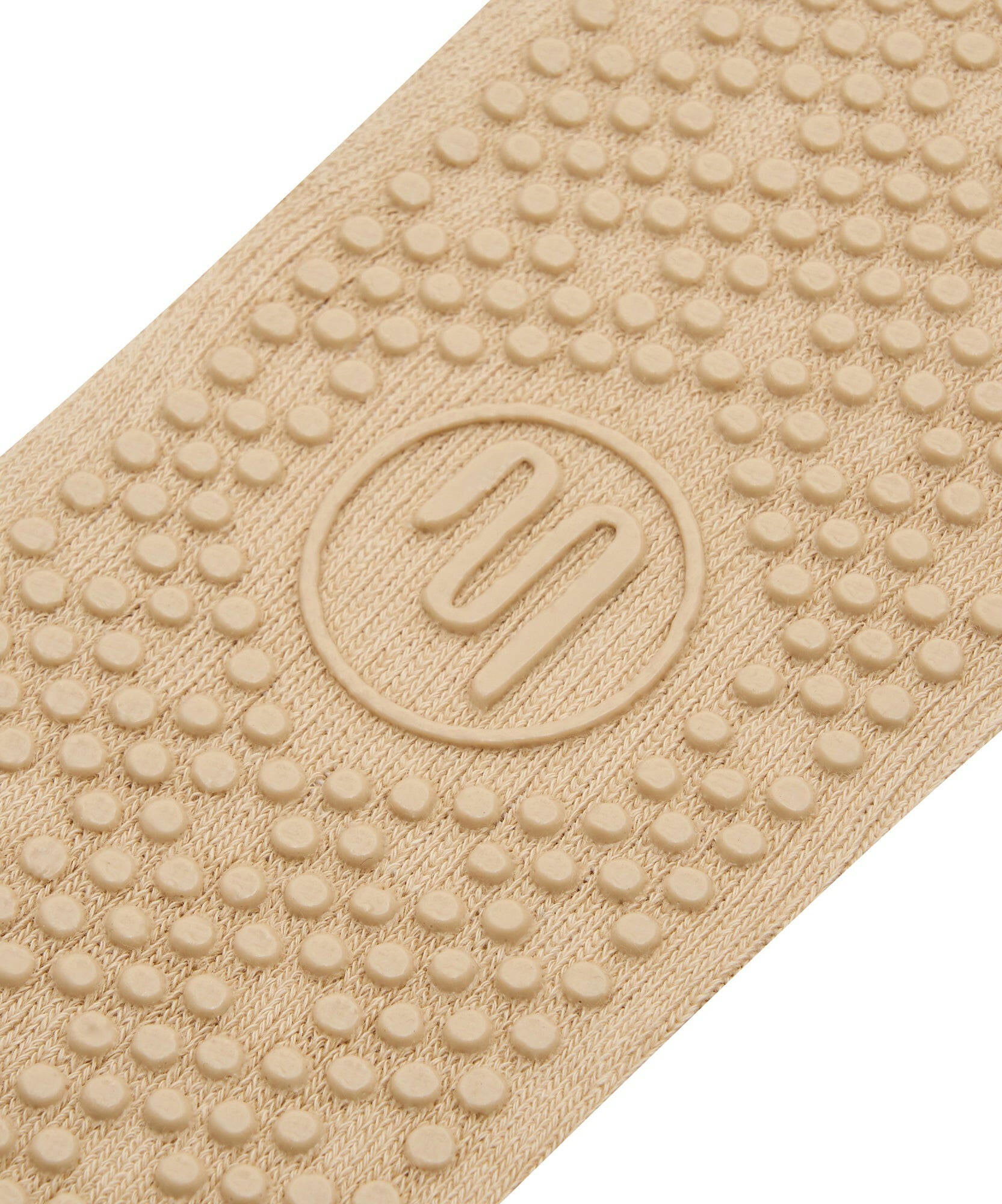 Classic Low Rise Grip Socks - Almond.