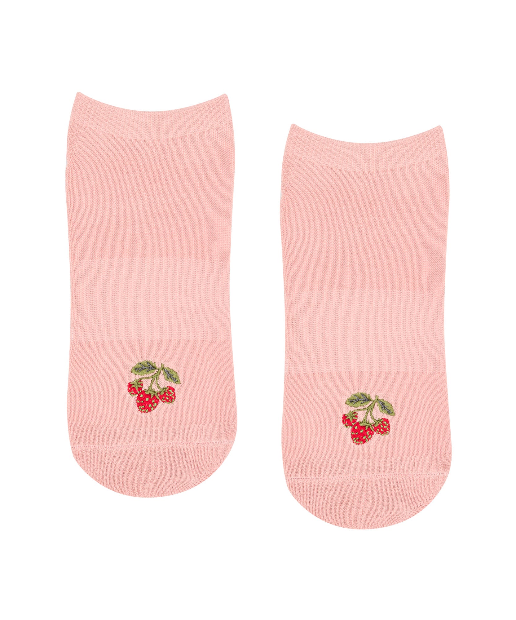 Classic Low Rise Grip Socks - Strawberry Patch
