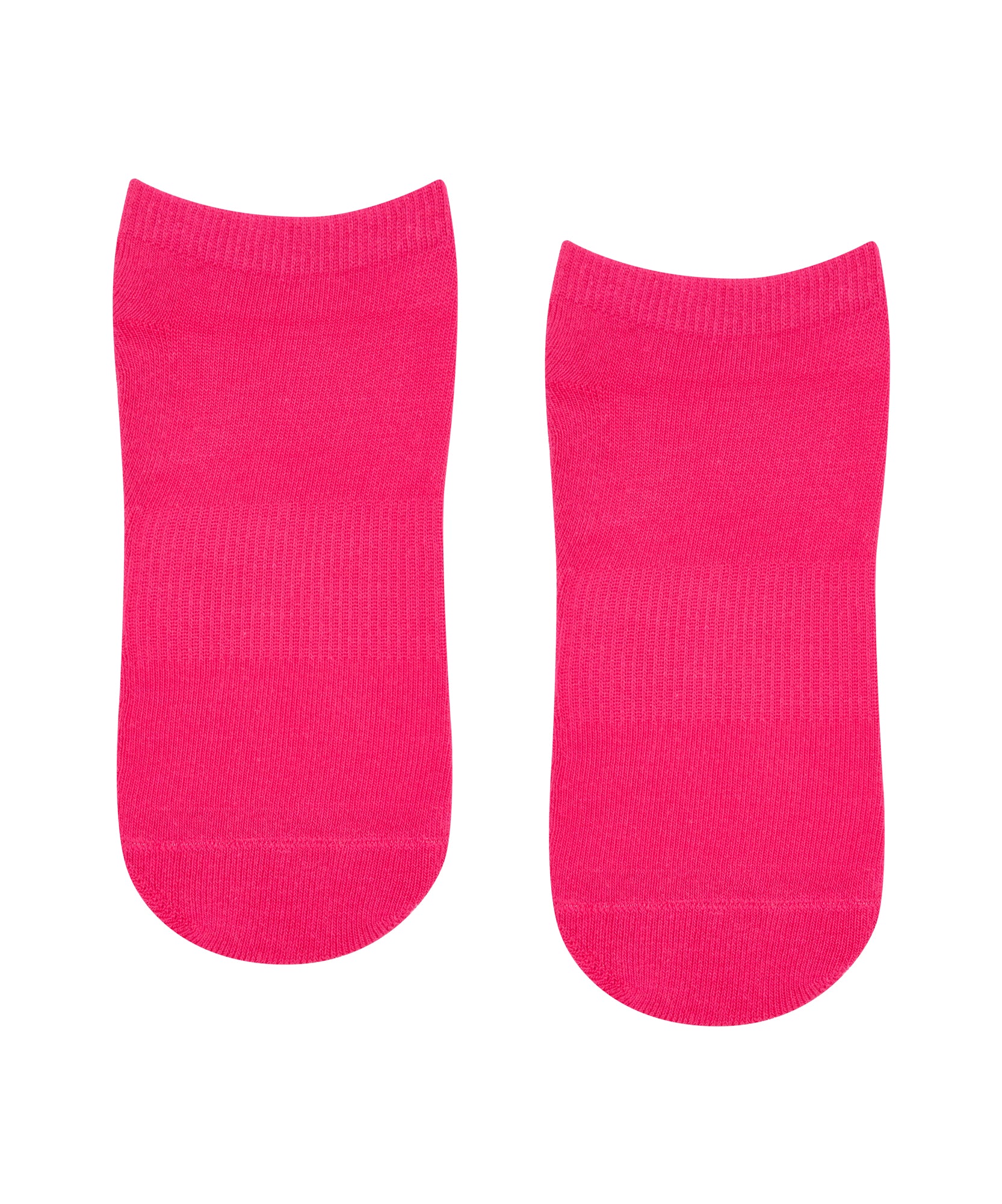 Classic Low Rise Grip Socks - Neon Pink