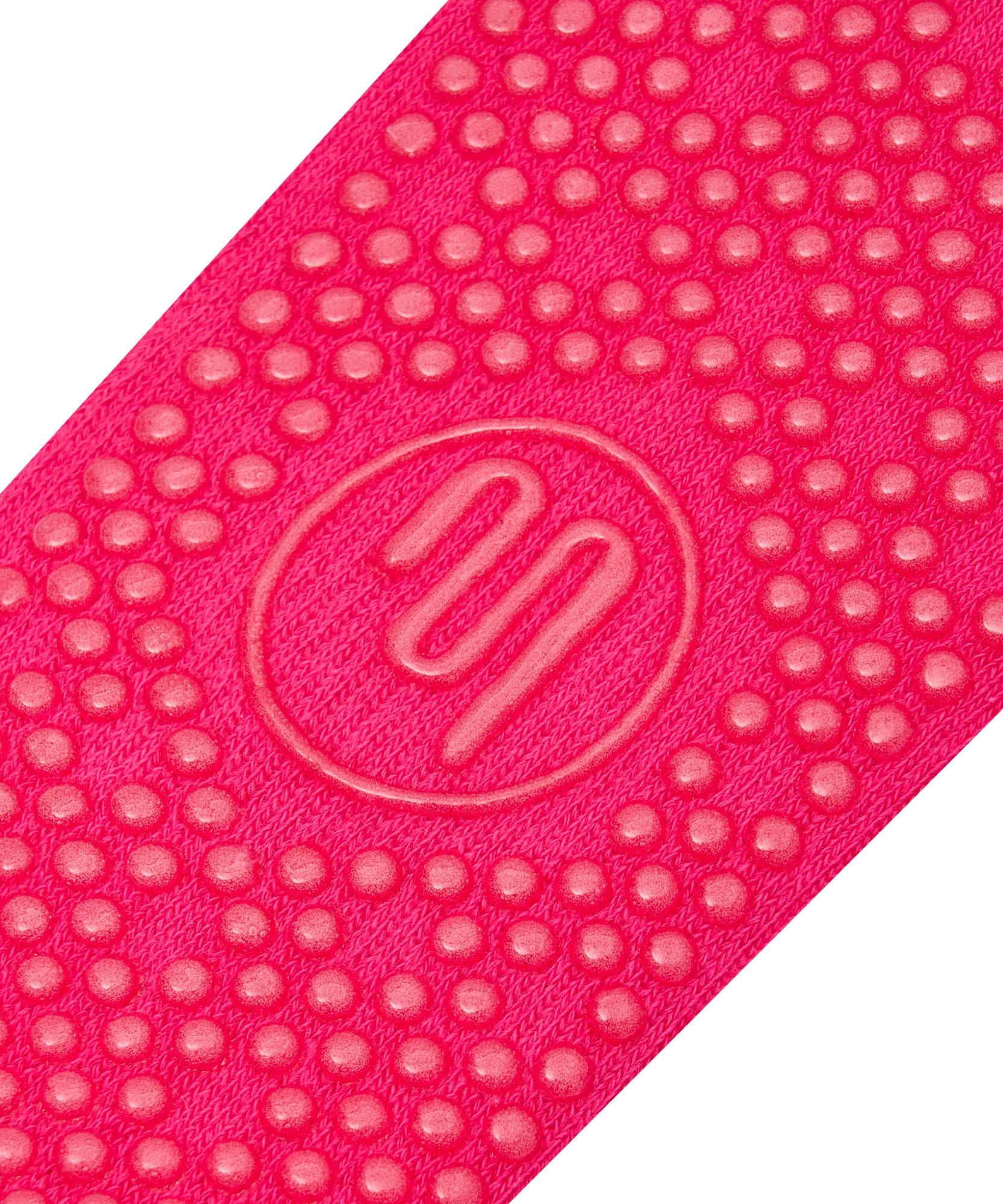 Scrunch Non Slip Grip Socks - Neon Pink High