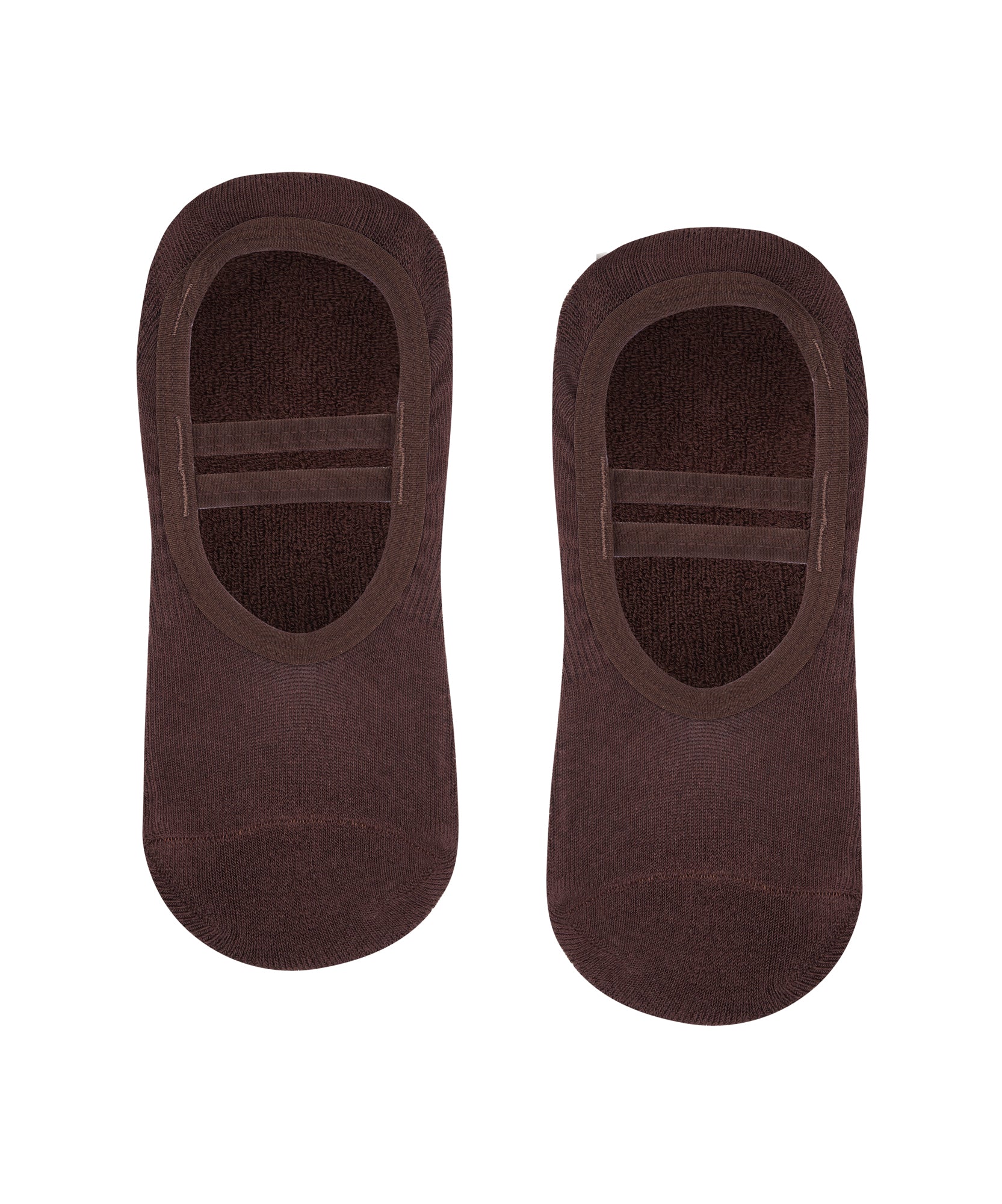 Ballet Non Slip Grip Socks - Espresso