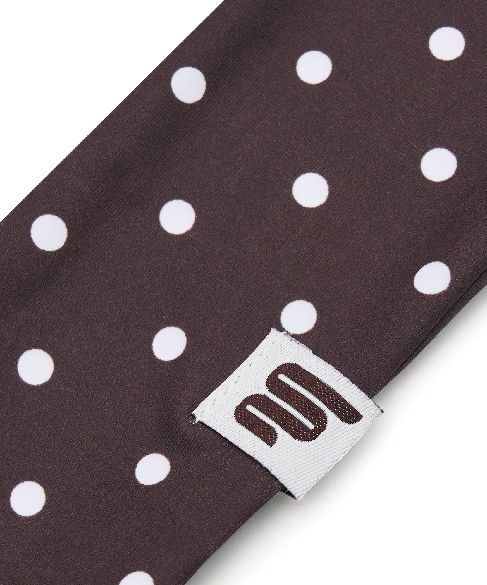Active Headband - Espresso Polka Dots
