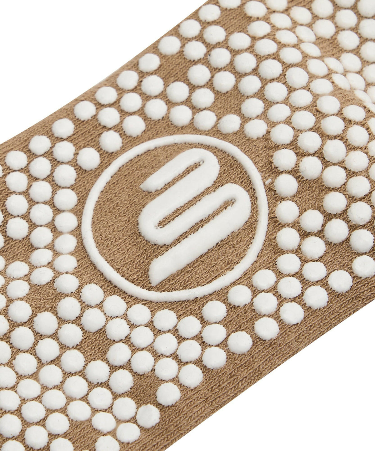 Ballet Non Slip Grip Socks - Beige.
