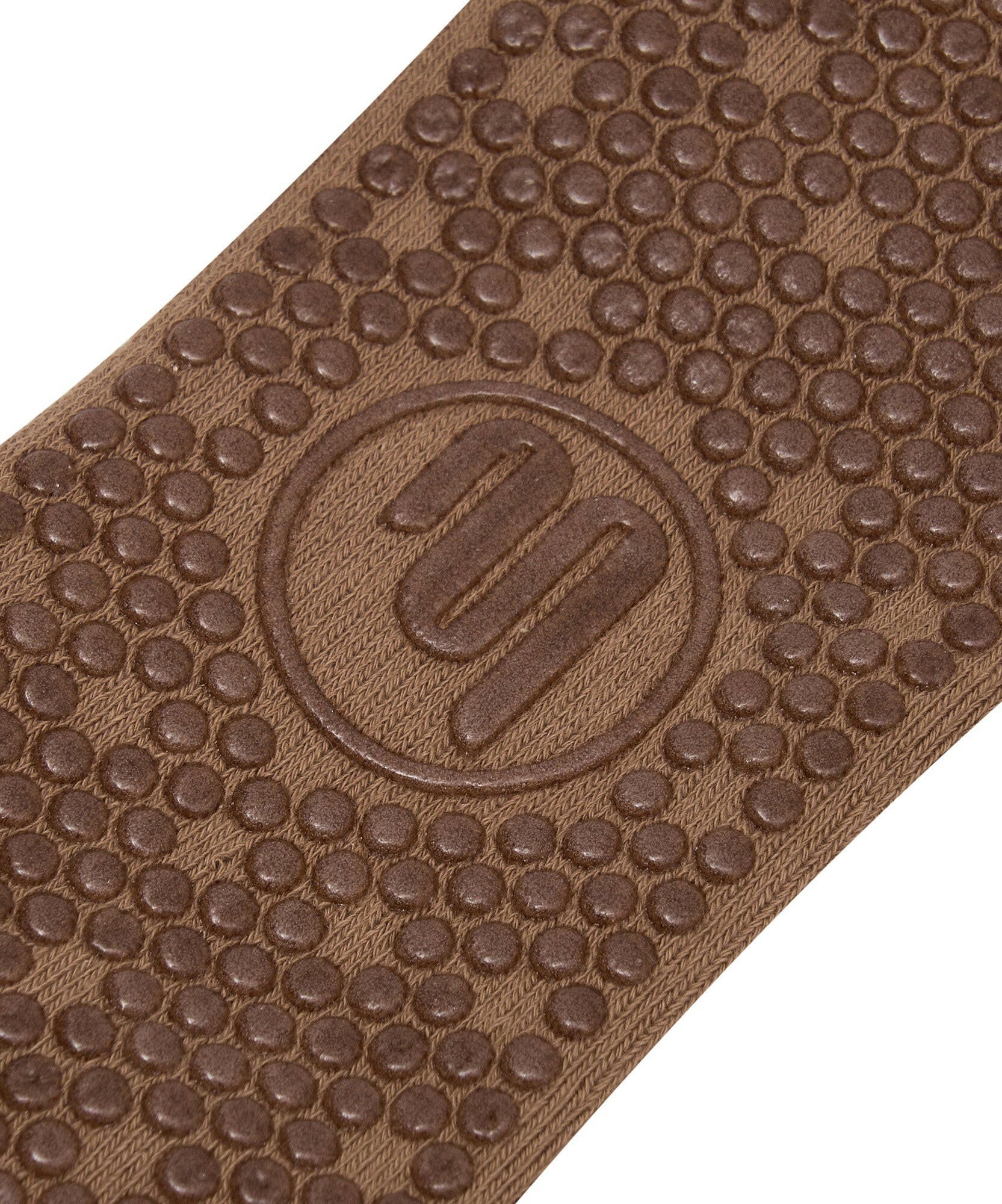 Classic Low Rise Grip Socks - Bark Brown.