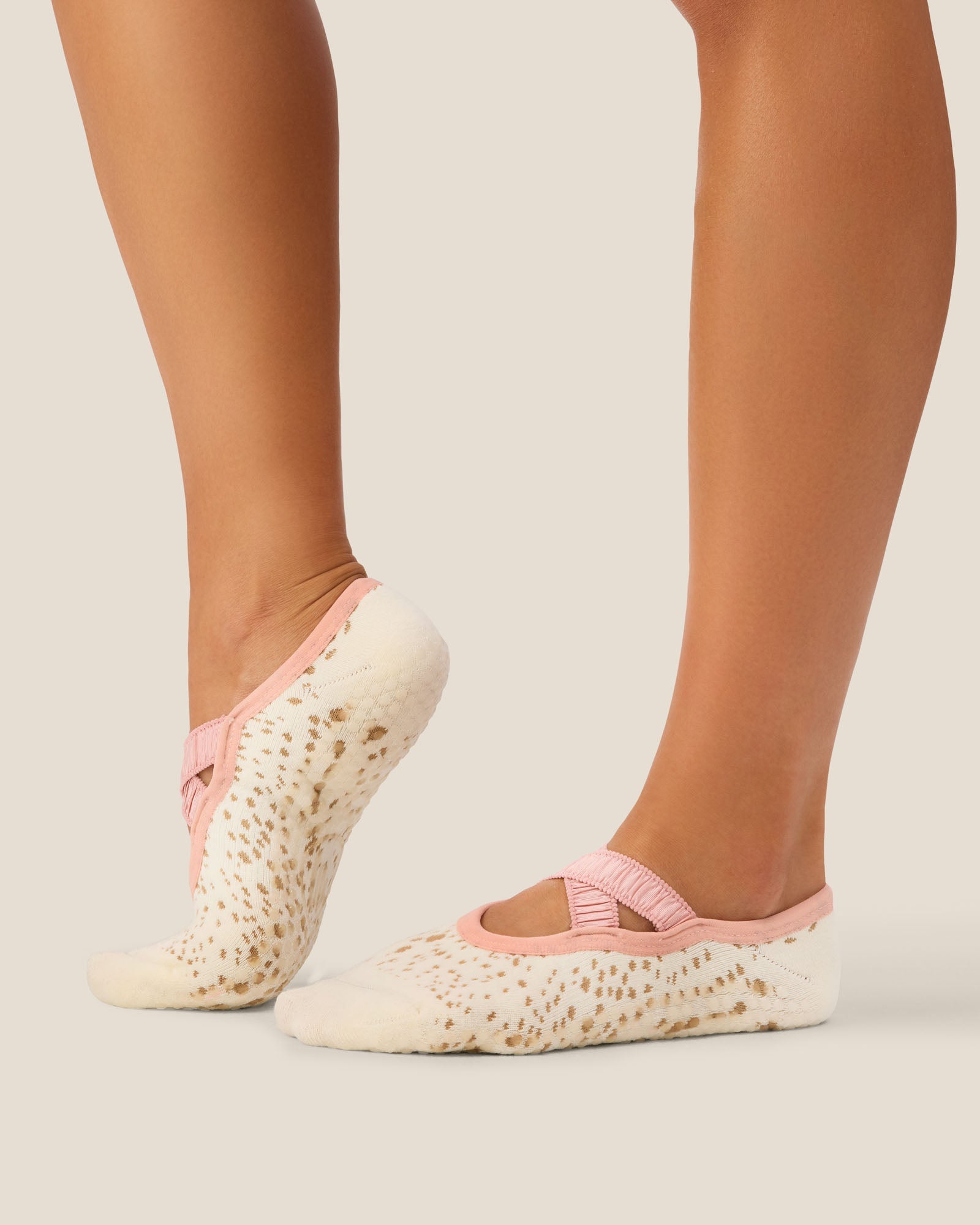 Ballet Grip Socks - Fawn Oat
