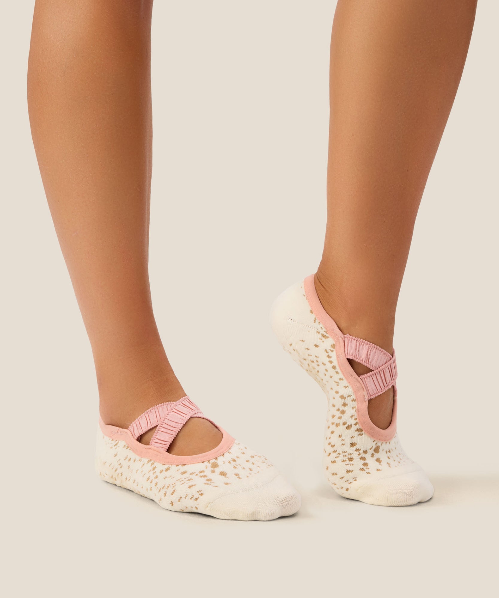 Ballet Grip Socks - Fawn Oat