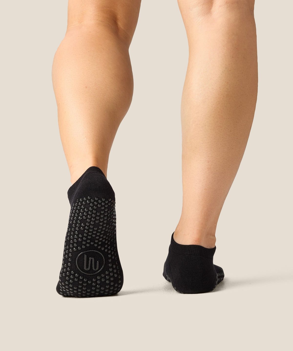 Low Rise Grip Socks - Black
