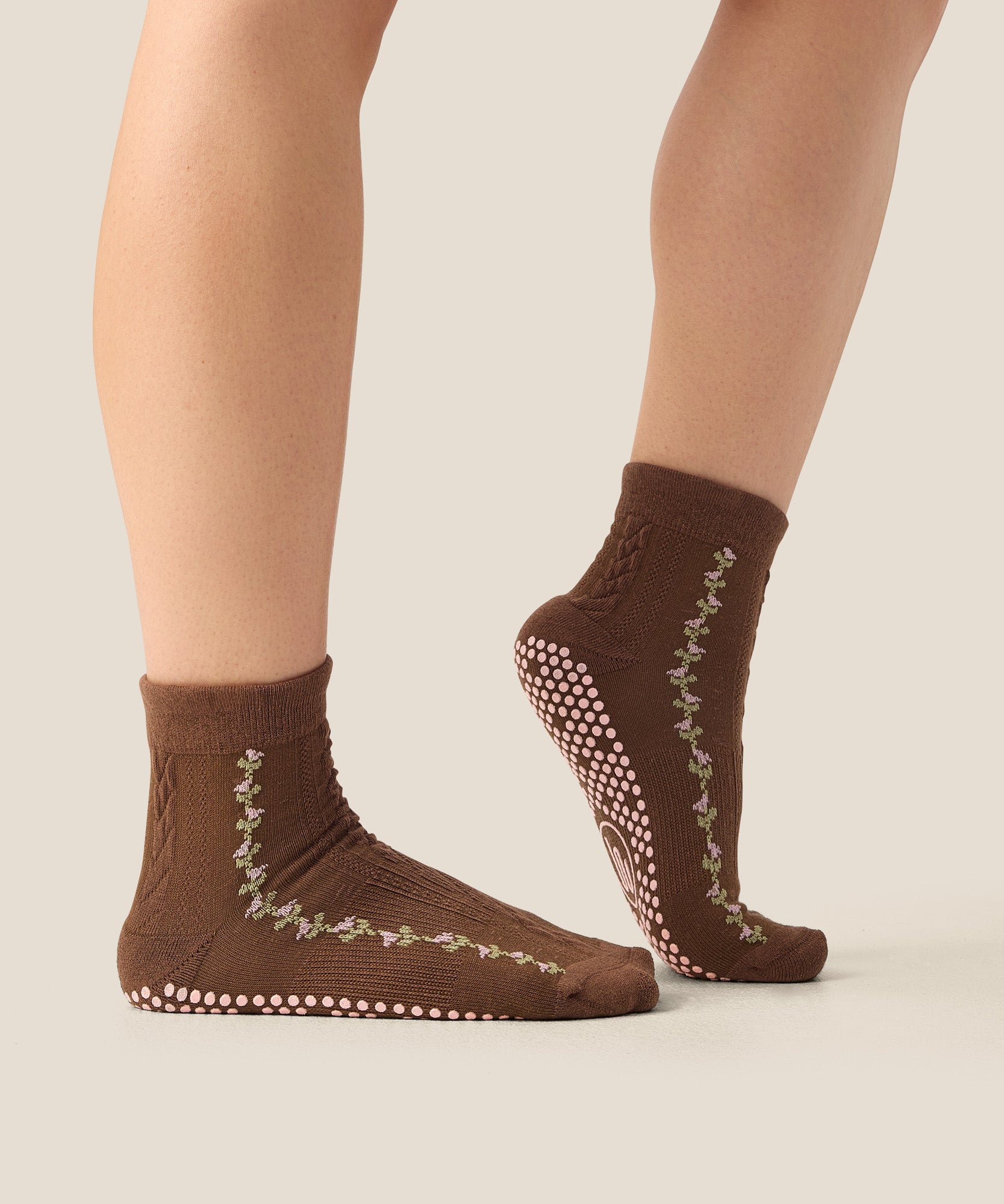 Crew Grip Socks - Vine Bark