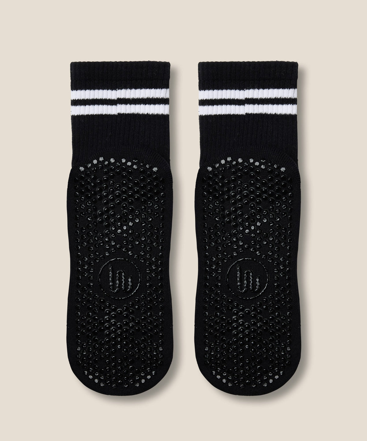 Crew Grip Socks - Sporty Stripe Black