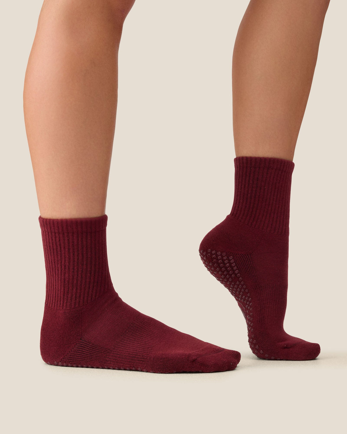 Crew Grip Socks - Cabernet
