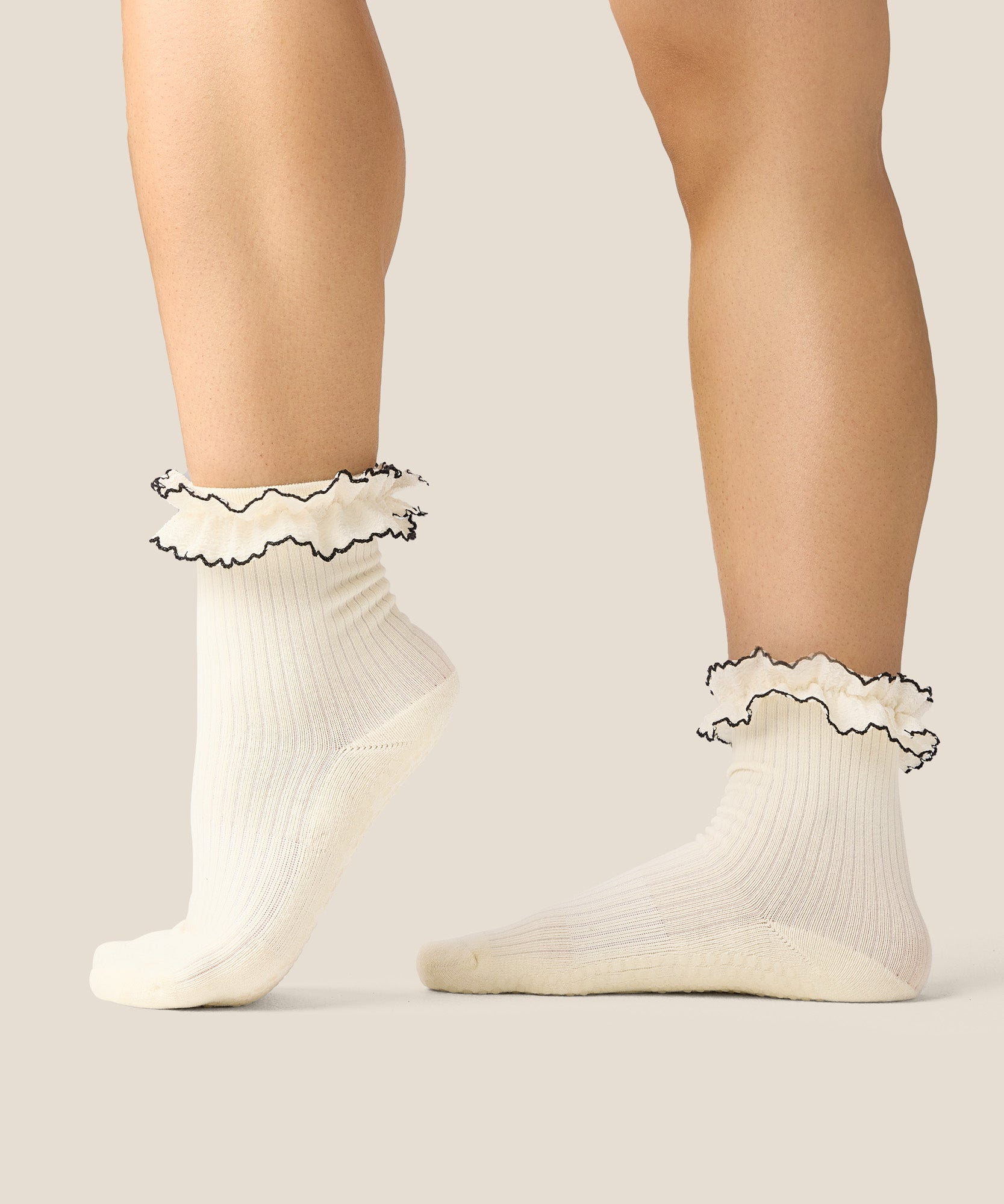 Crew Grip Socks - Ruffle Fleur