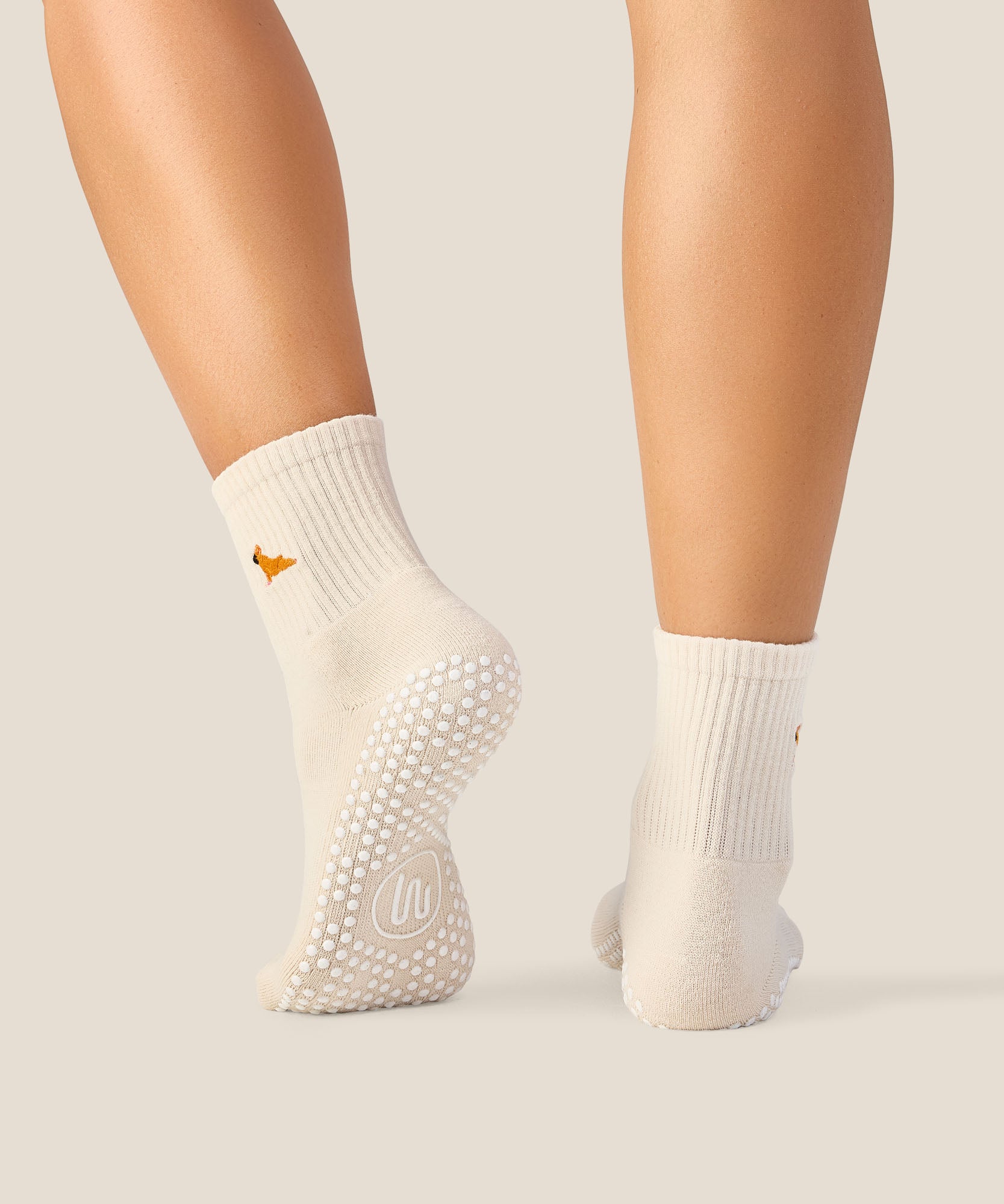 Crew Grip Socks - Pug Oat