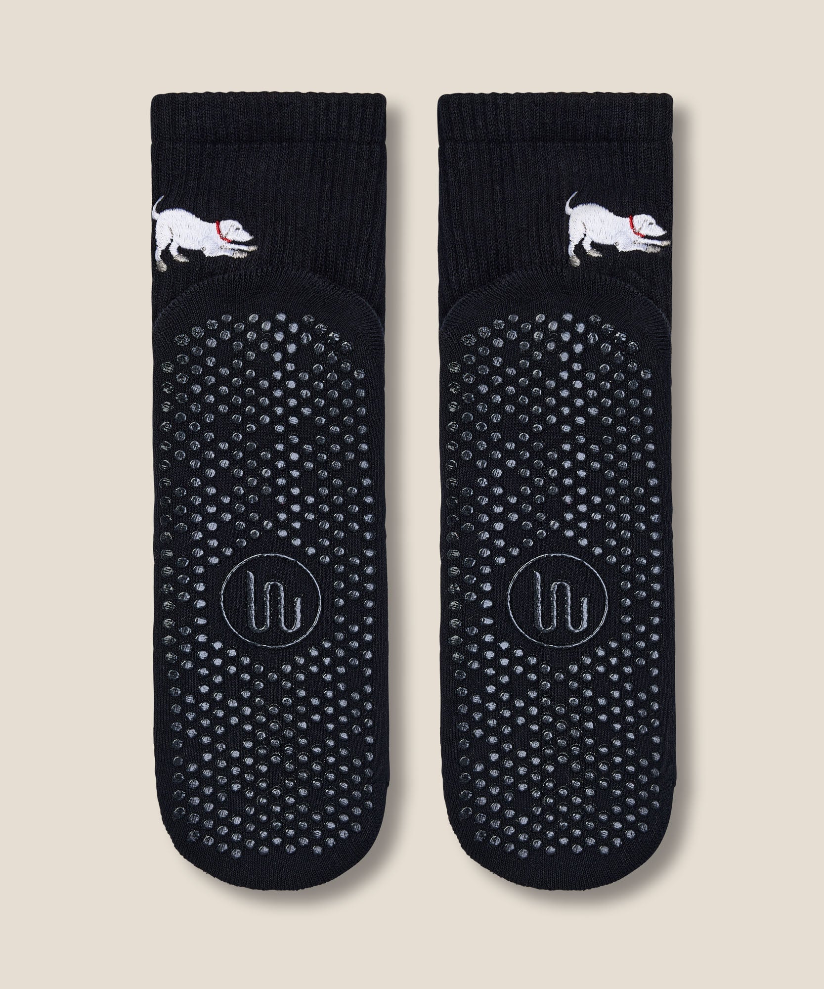 Crew Grip Socks - Labrador Black
