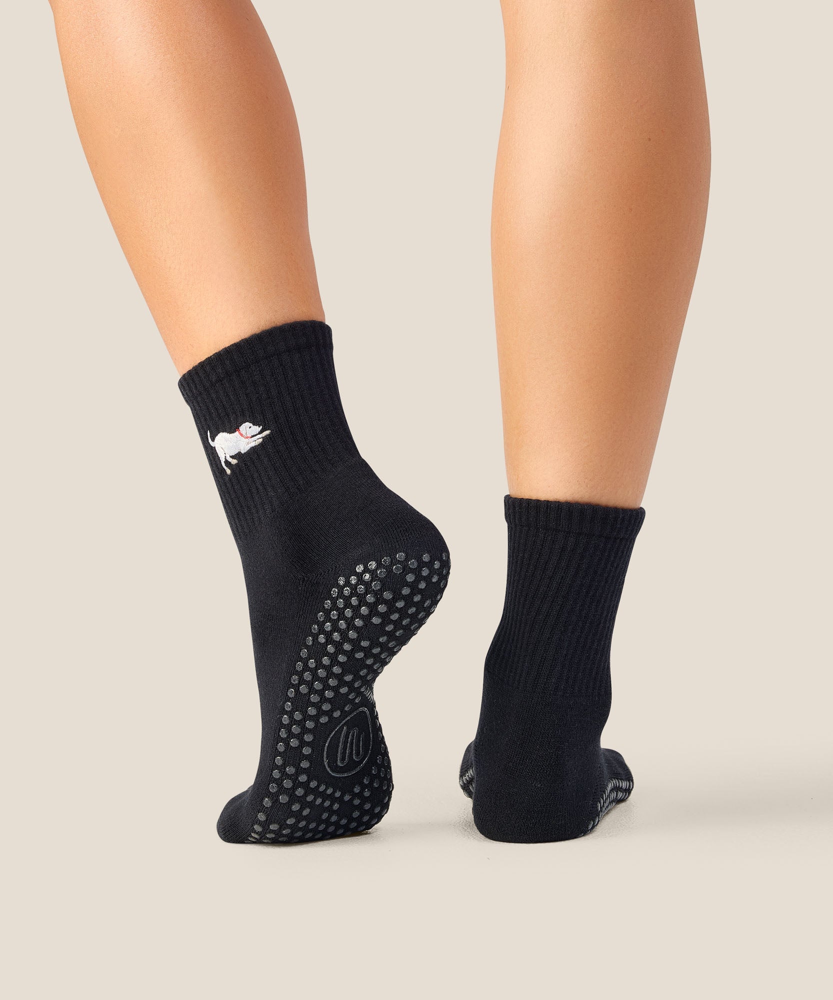 Crew Grip Socks - Labrador Black