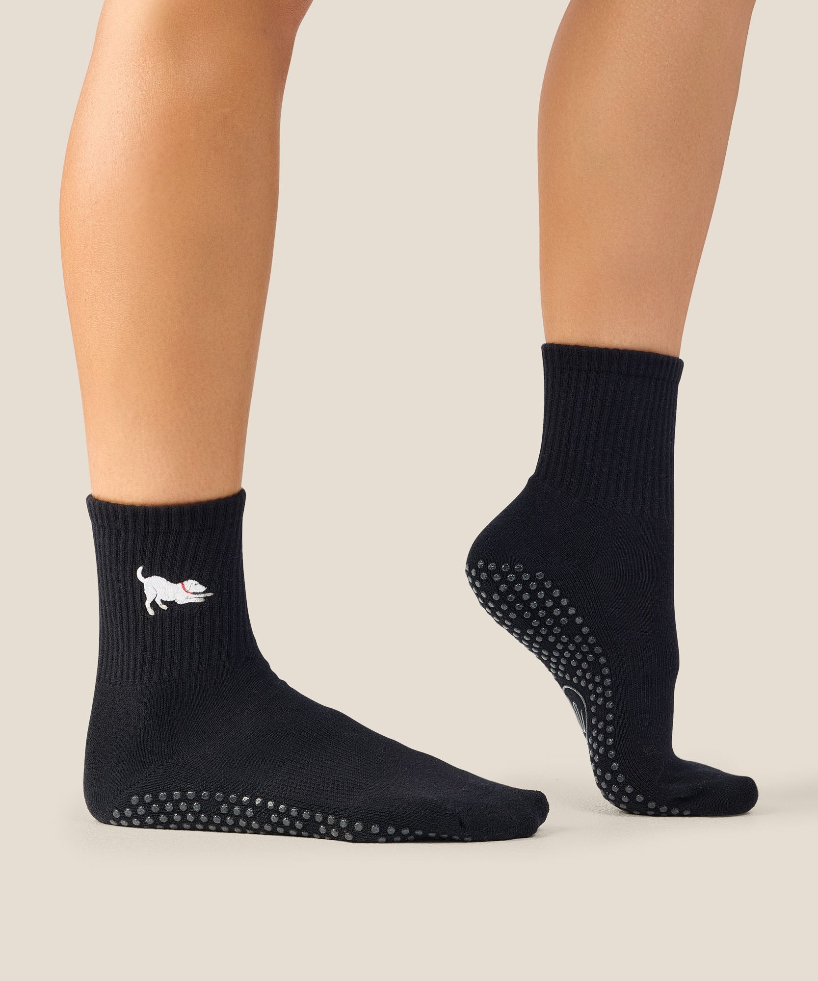 Crew Grip Socks - Labrador Black