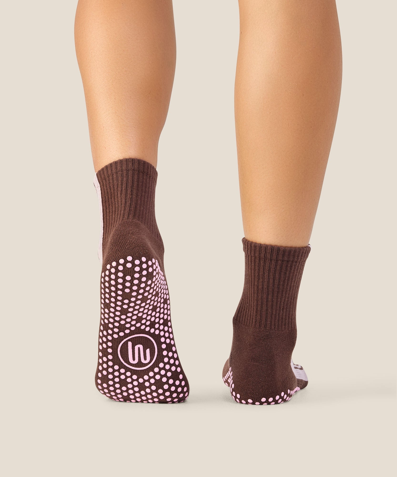 Crew Grip Socks - Racer Espresso