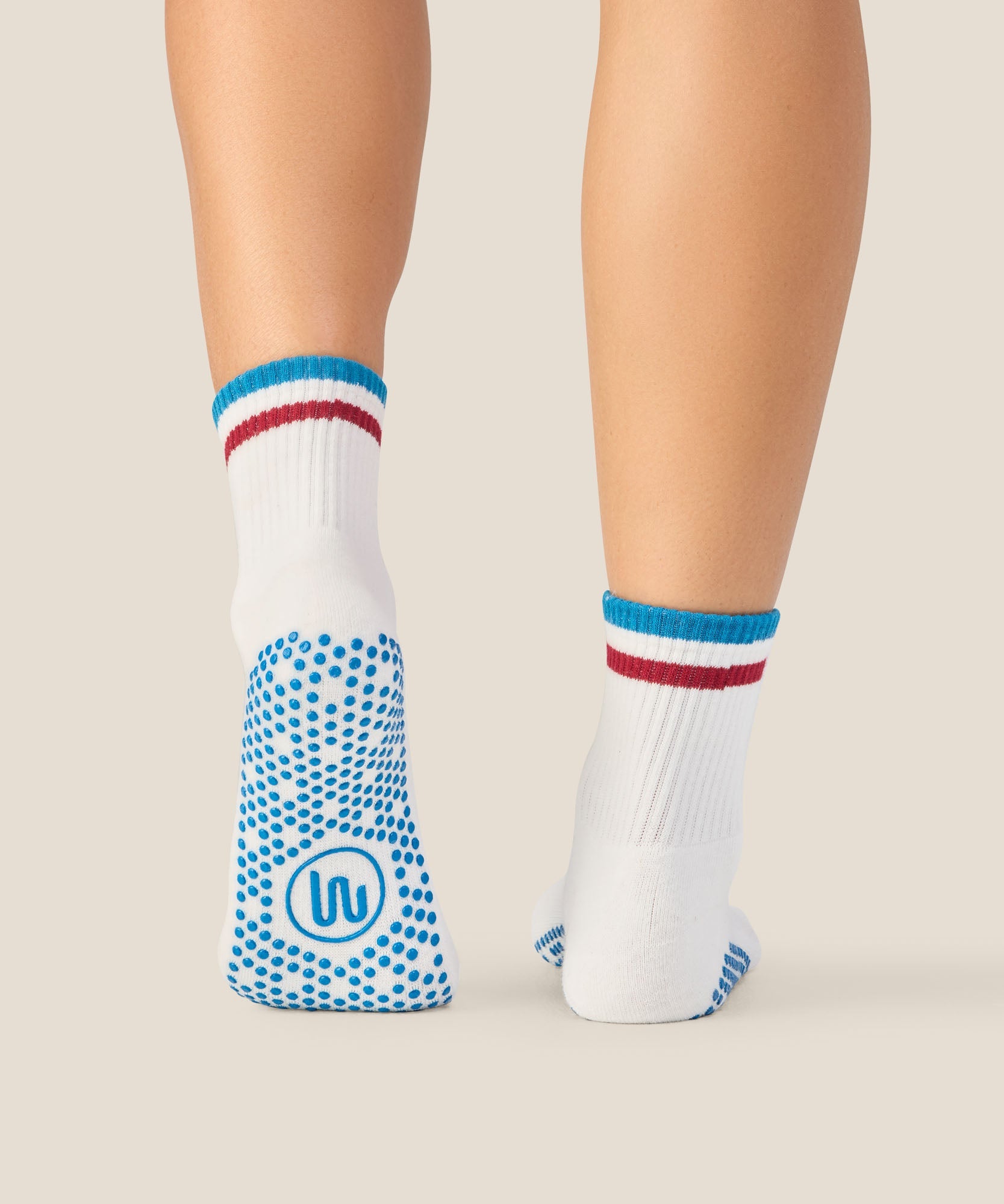 Crew Grip Socks - Track Ivory