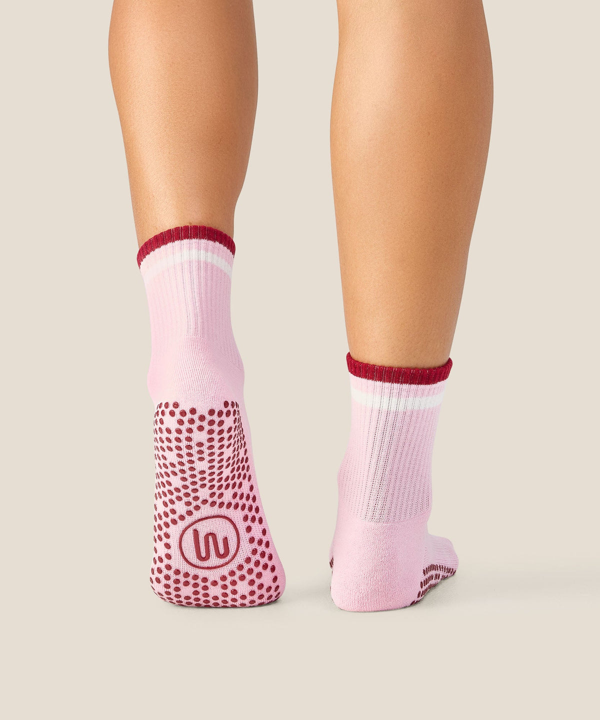 Crew Grip Socks - Track Pink