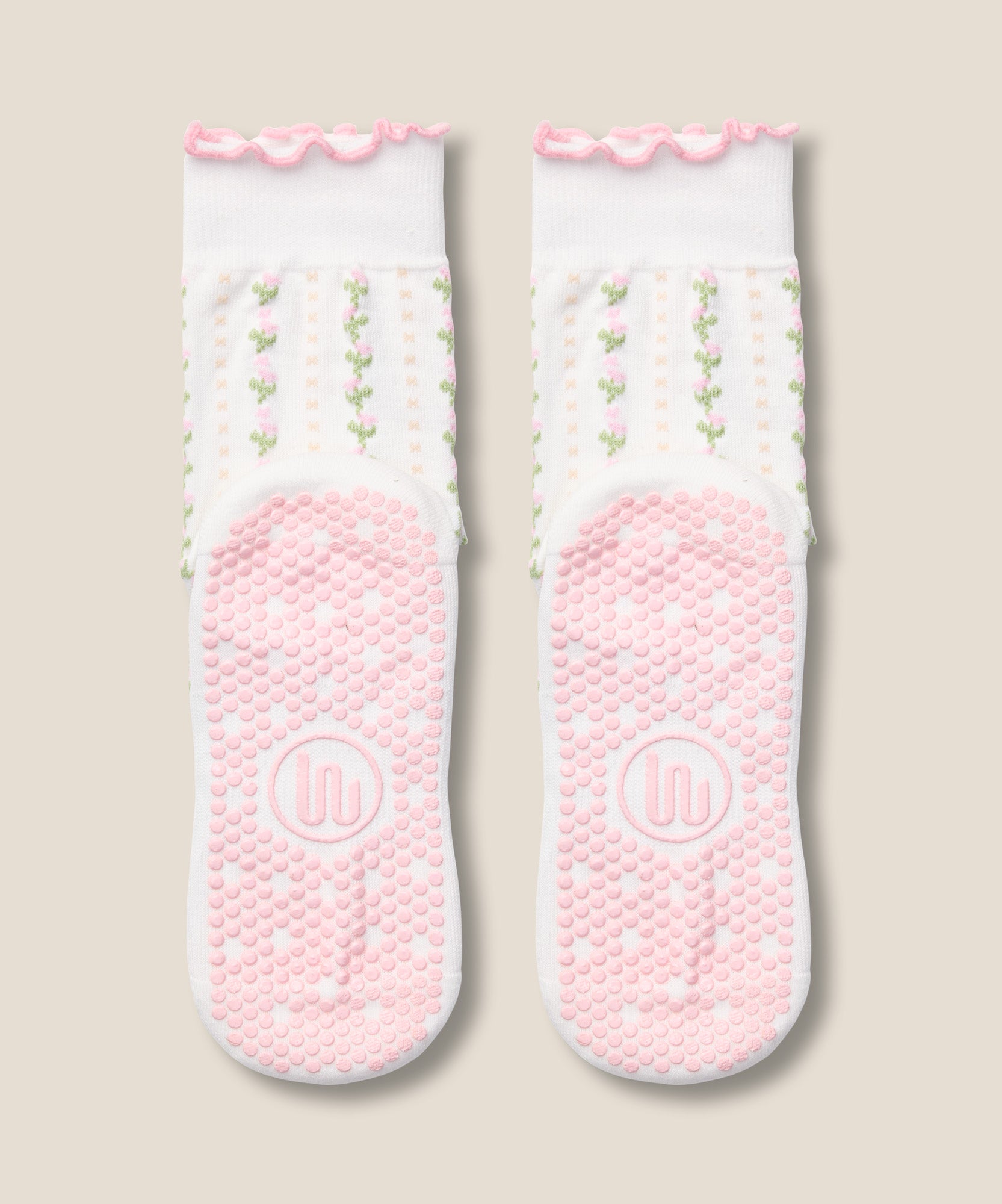 Crew Grip Socks - Wildflower Vine