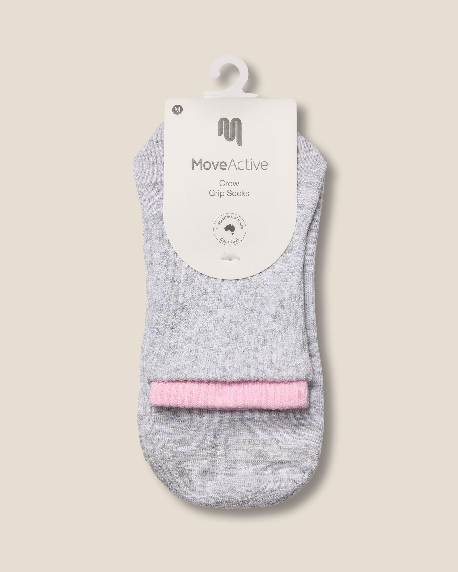 Crew Grip Socks - Layer Grey