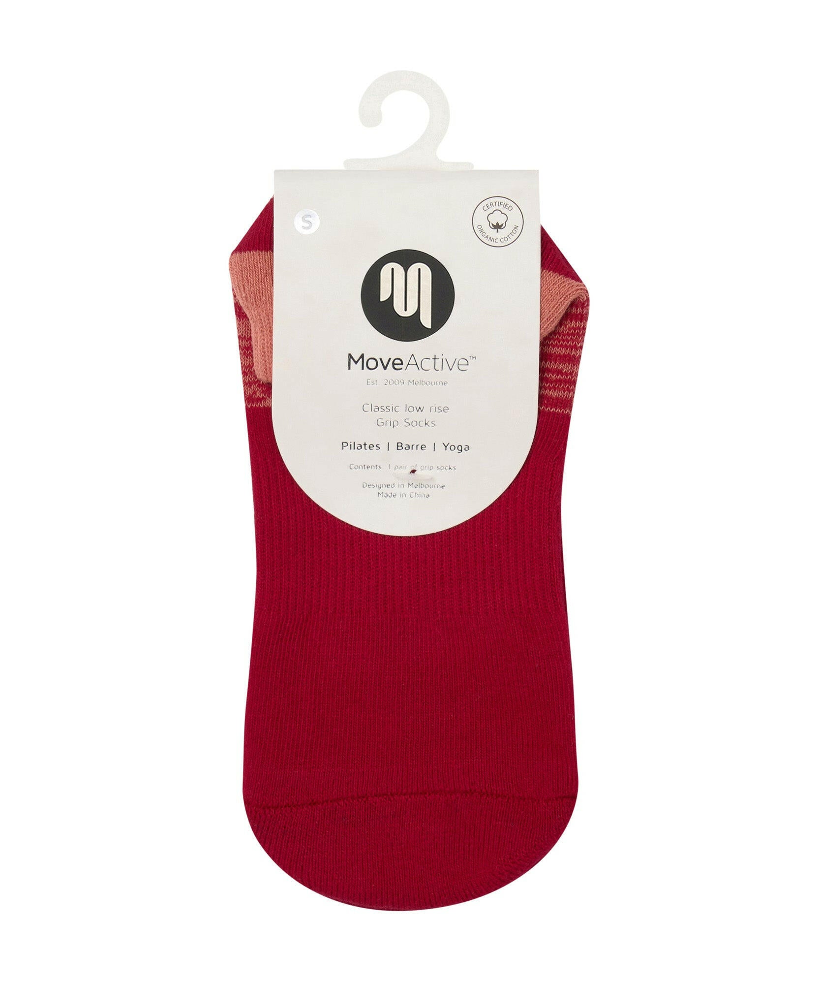 Classic Low Rise Grip Socks - Fade Banksia.