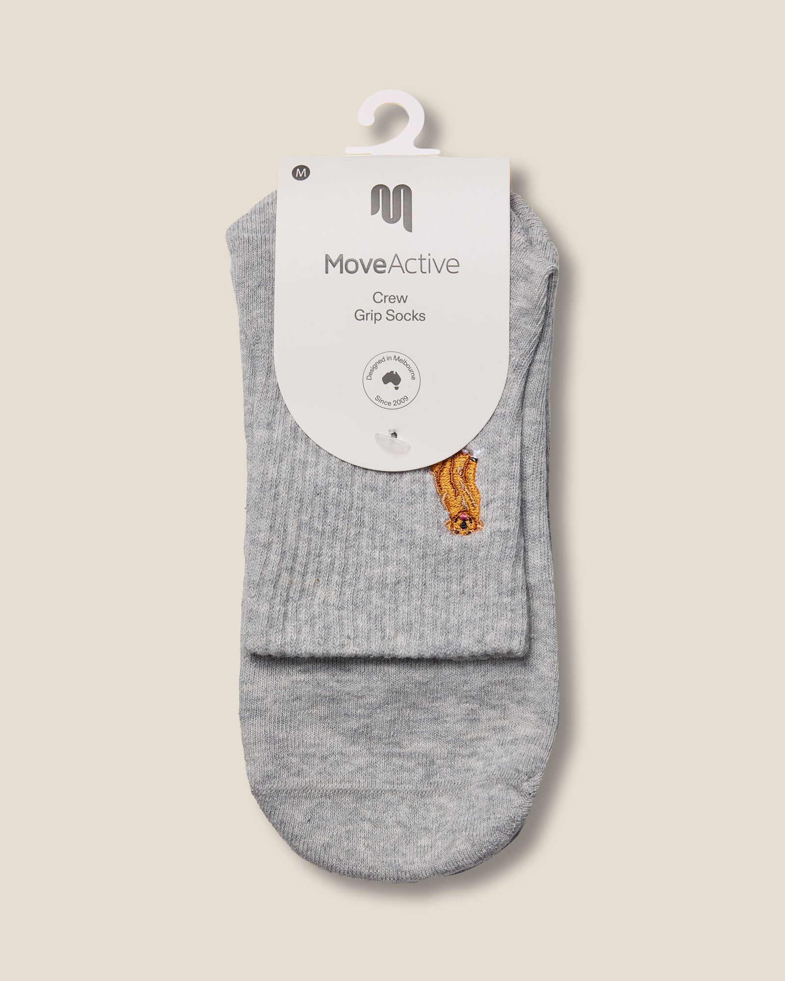 Crew Grip Socks - Golden Retriever Grey Marle