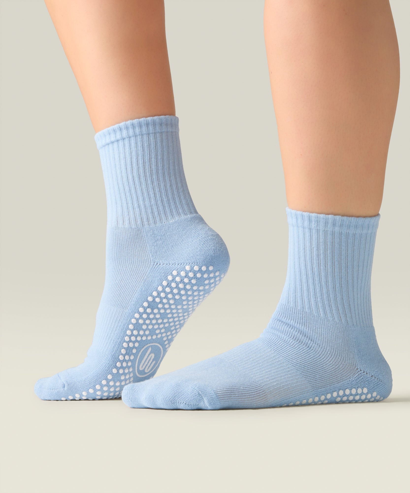 Crew Grip Socks - Powder Blue