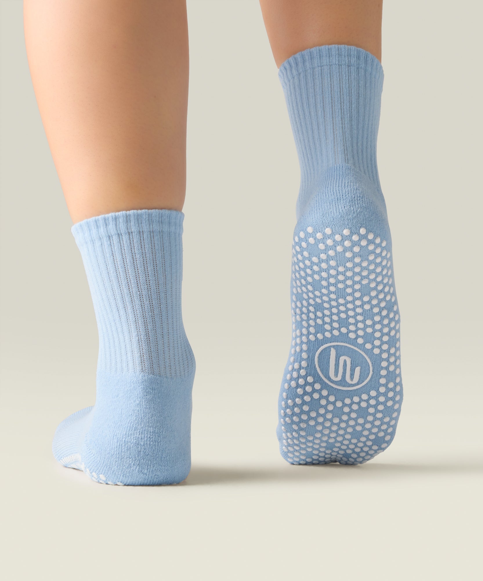 Crew Grip Socks - Powder Blue