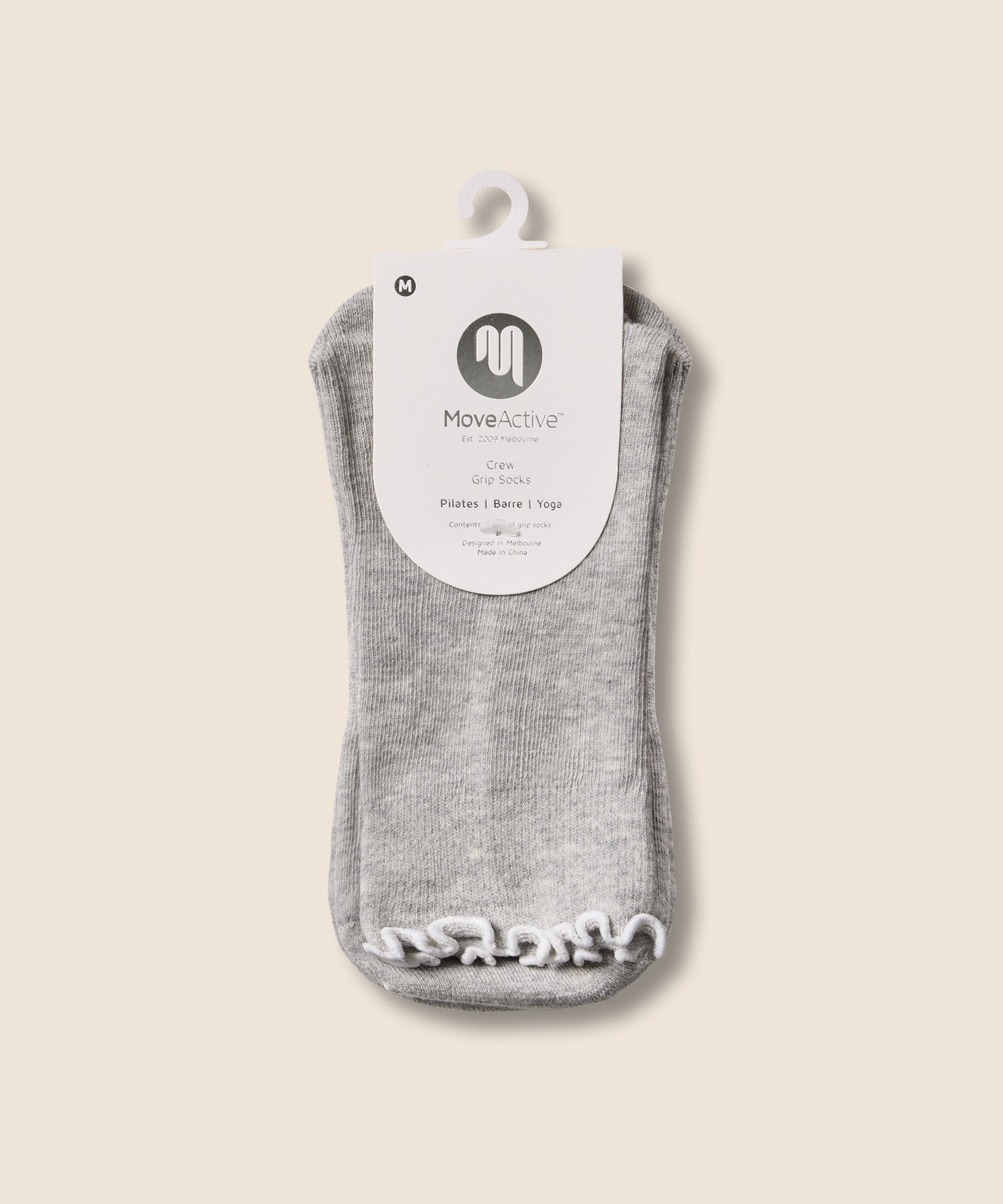 Crew Non Slip Grip Socks - Boo Kitty Frill