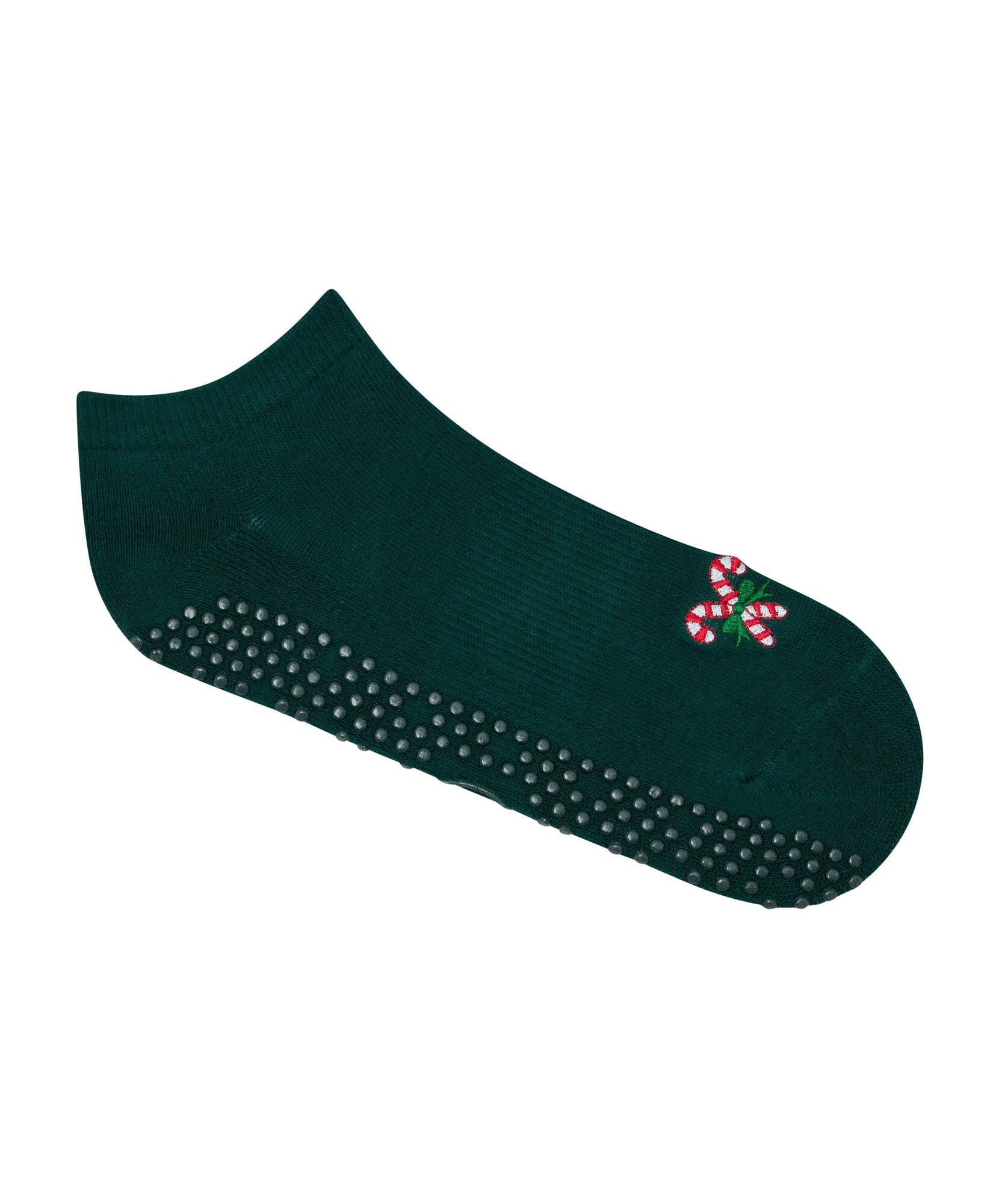 Low Rise Grip Socks - Peppermint Candy