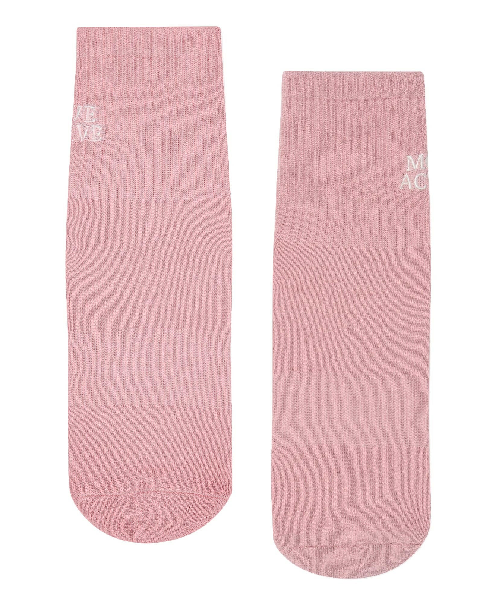 Crew Non Slip Grip Socks - Signature Mauve.