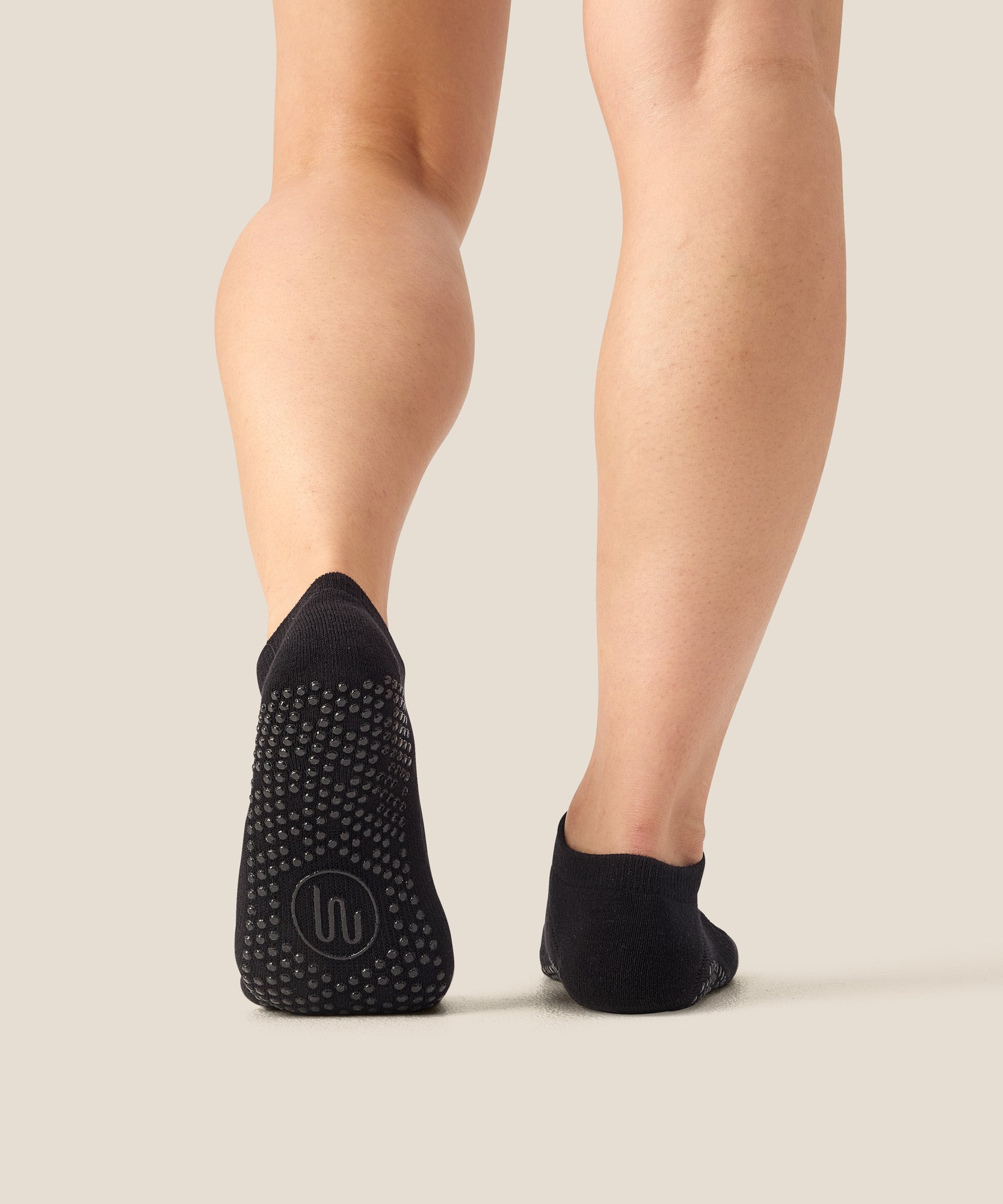 Slide On Grip Socks - Black