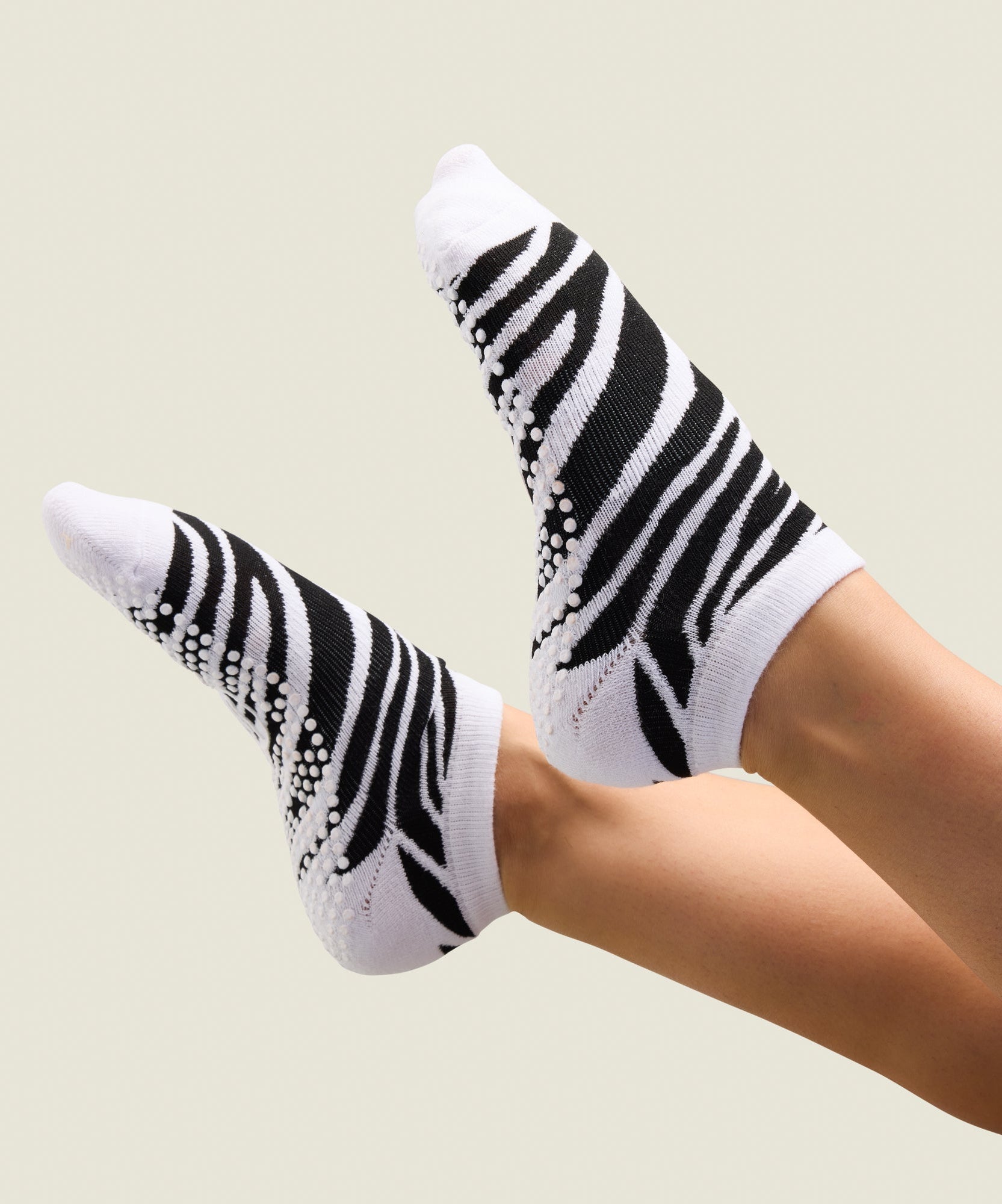 Classic Low Rise Grip Socks - Savanna Stripes