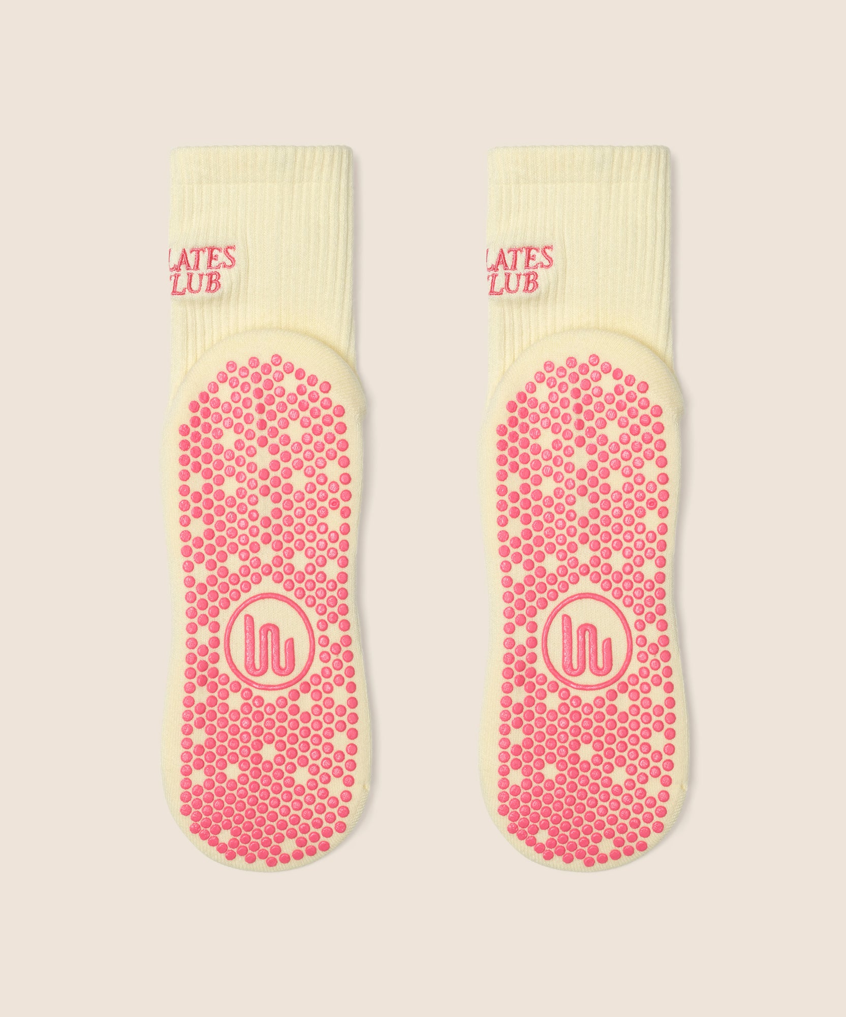 Crew Grip Socks - Pilates Club Yellow