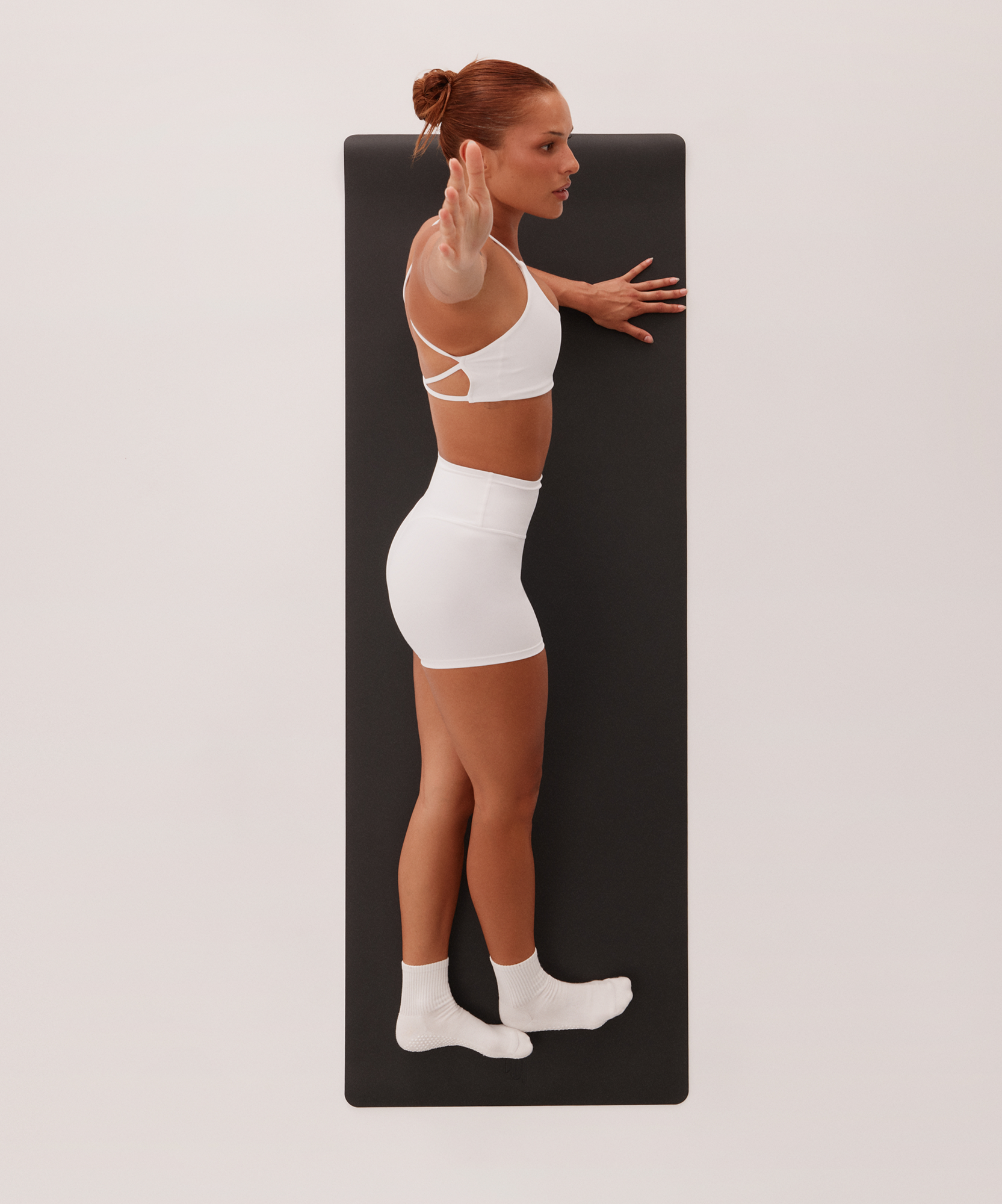 Vegan Leather Yoga Mat - Black