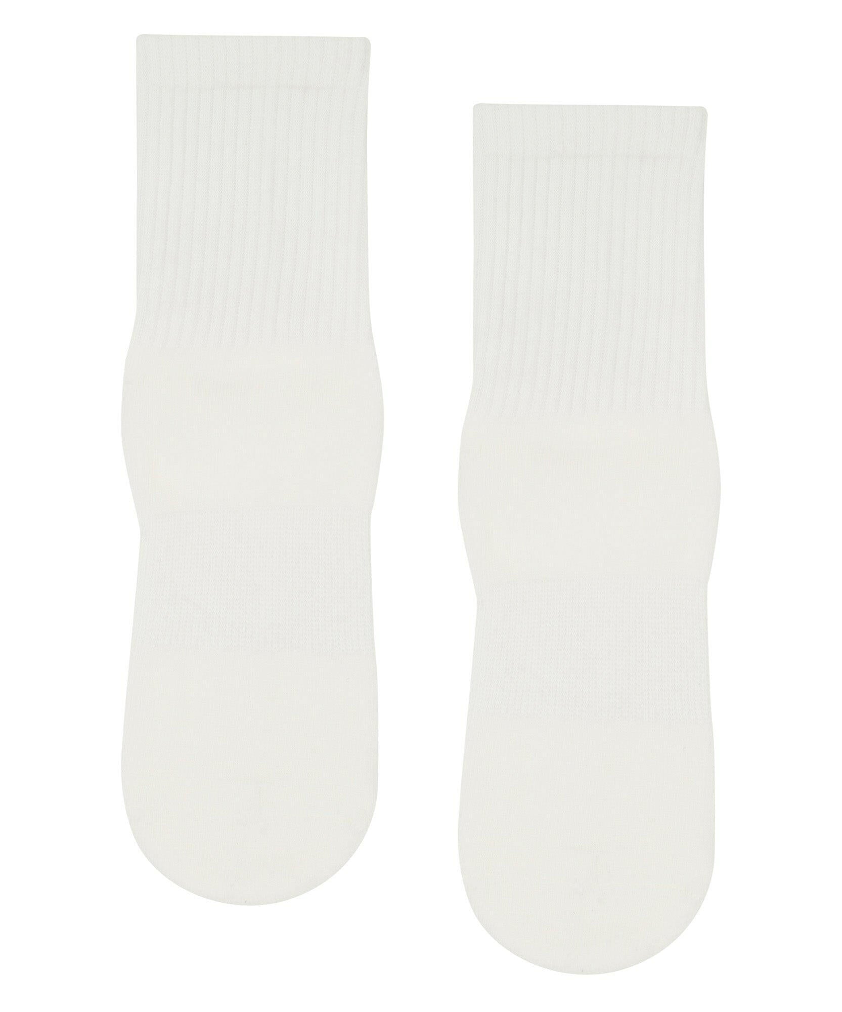 Crew Non Slip Grip Socks in Ivory, perfect for yoga and pilates