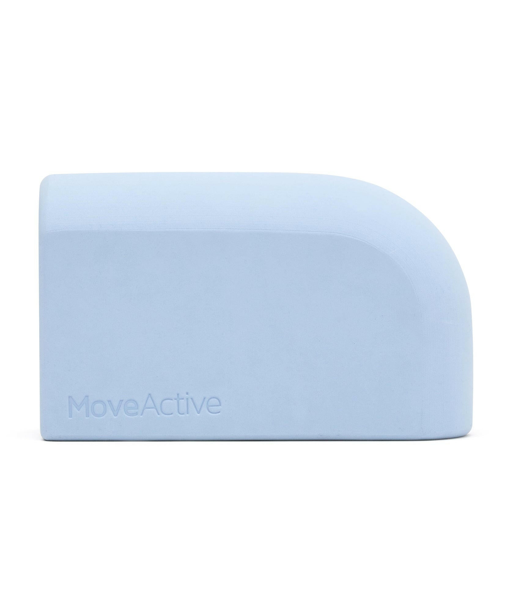 Curved Yoga Block - Powder Blue.