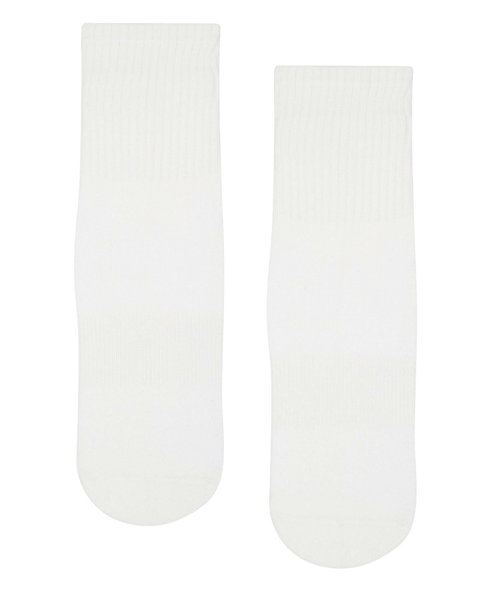 Crew Non Slip Grip Socks - Whimsy Bow White.