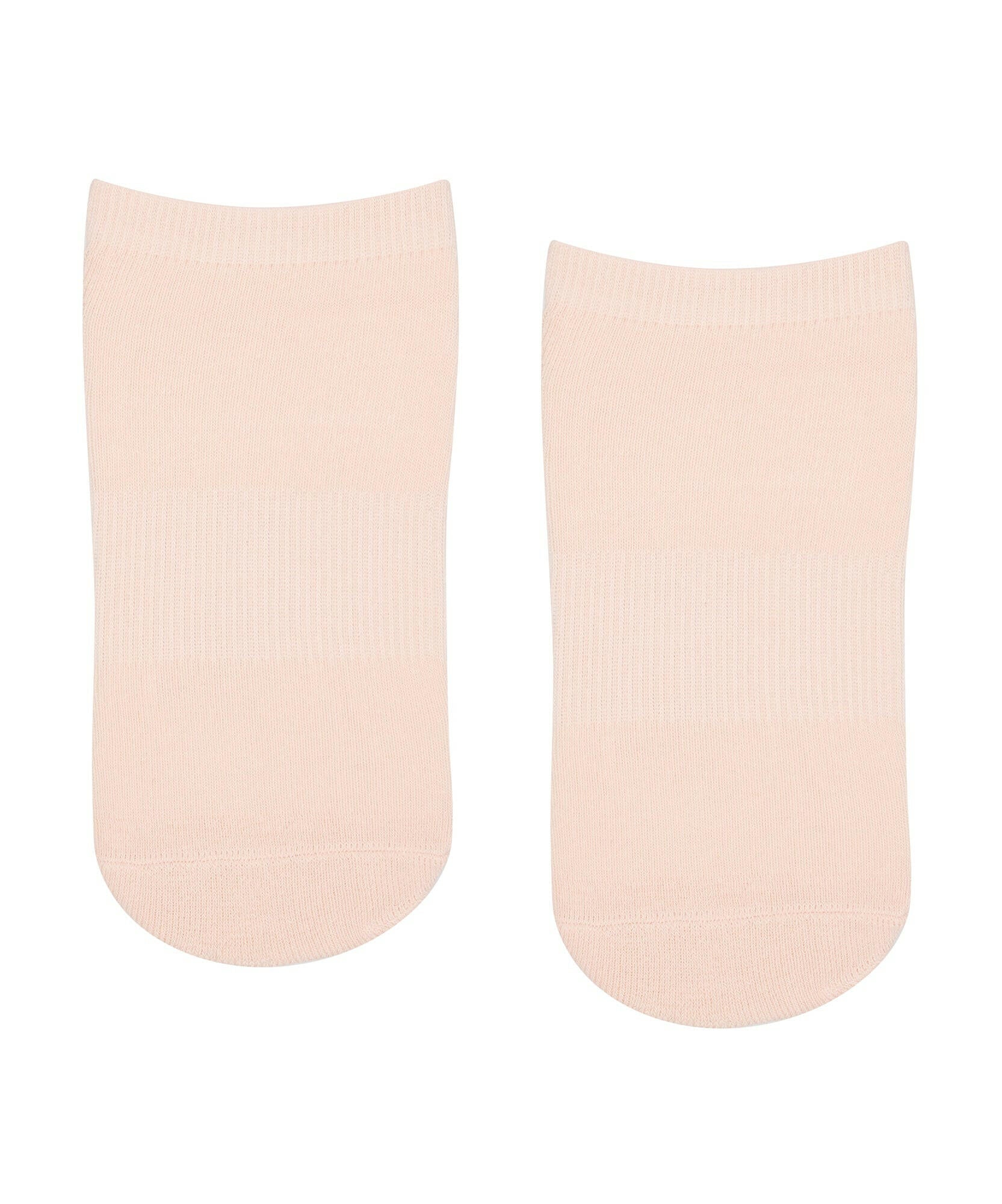 Classic Low Rise Grip Socks - Soft Pink.