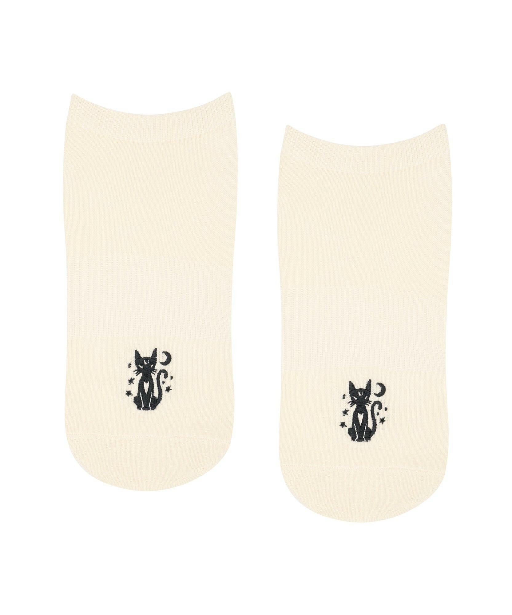 Classic Low Rise Grip Socks - Black Cat.