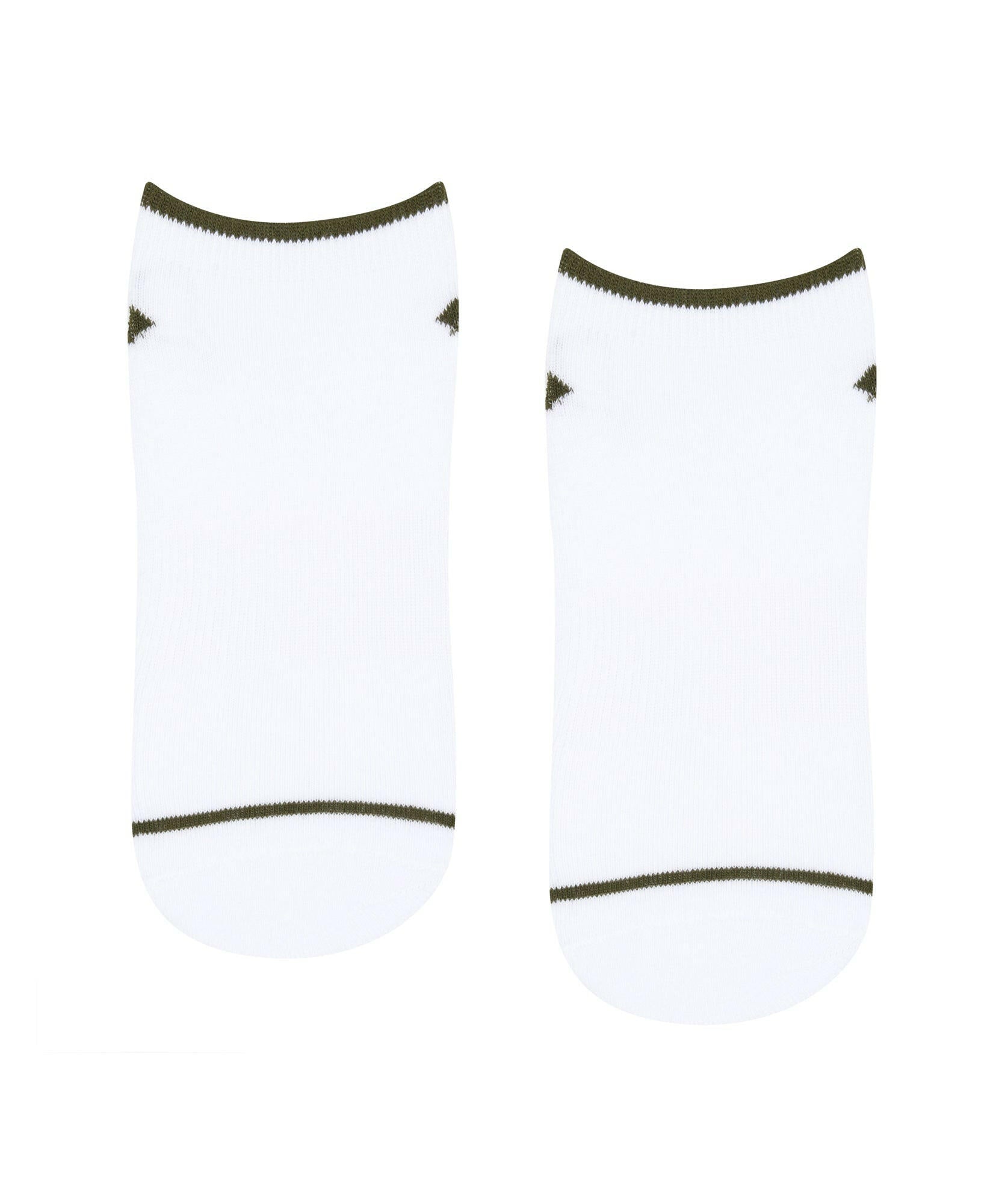 Men's Classic Low Rise Grip Socks - Ivory Earth.