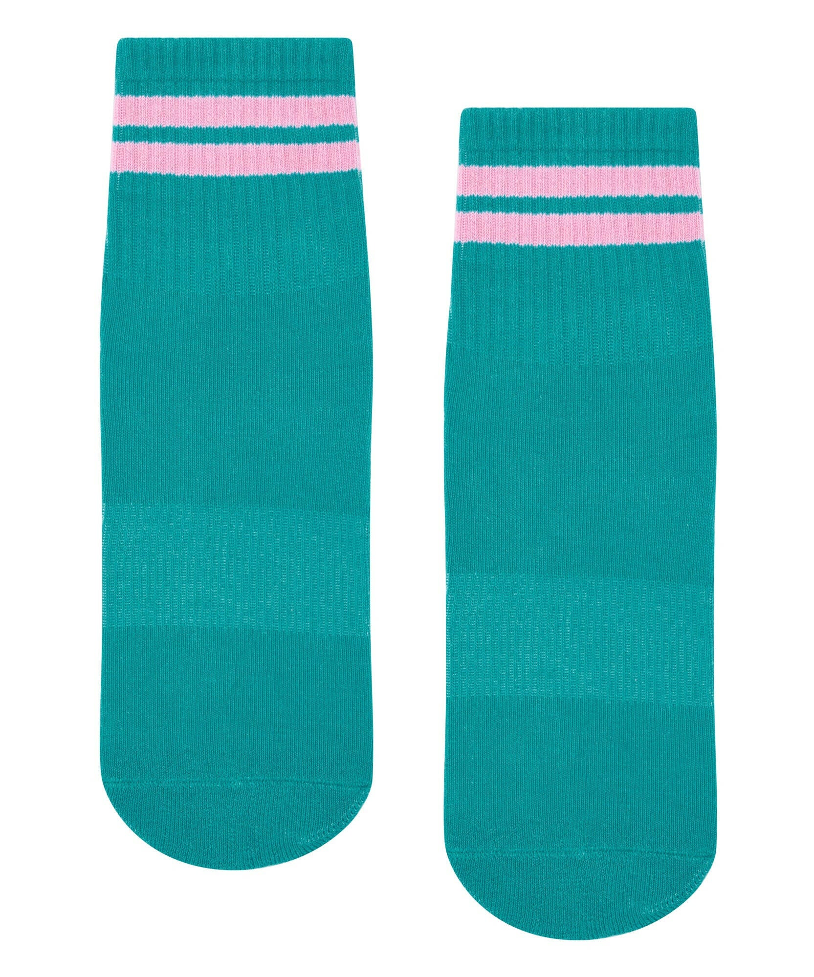 Crew Non Slip Grip Socks - Tuscan Teal Stripe