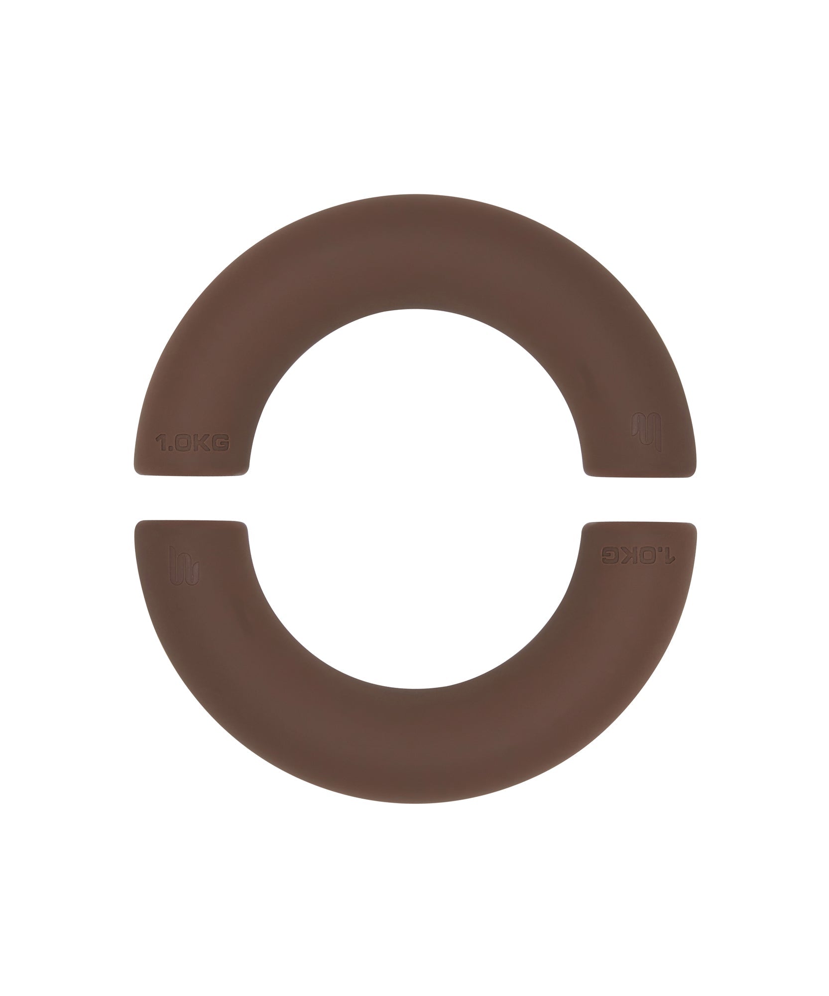 Curved Weight Bars - Espresso 1kg