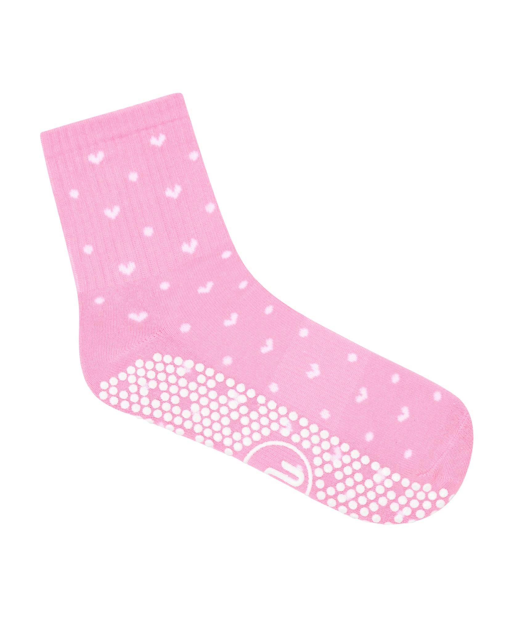 Crew Non Slip Grip Socks - Speckled Candy