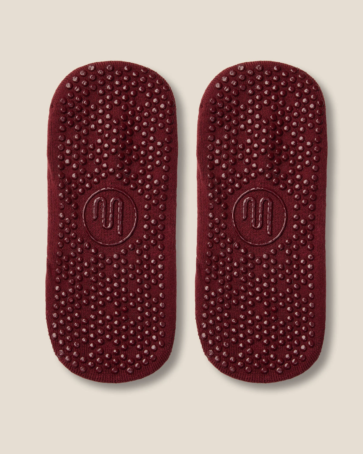 Ballet Grip Socks - Cabernet
