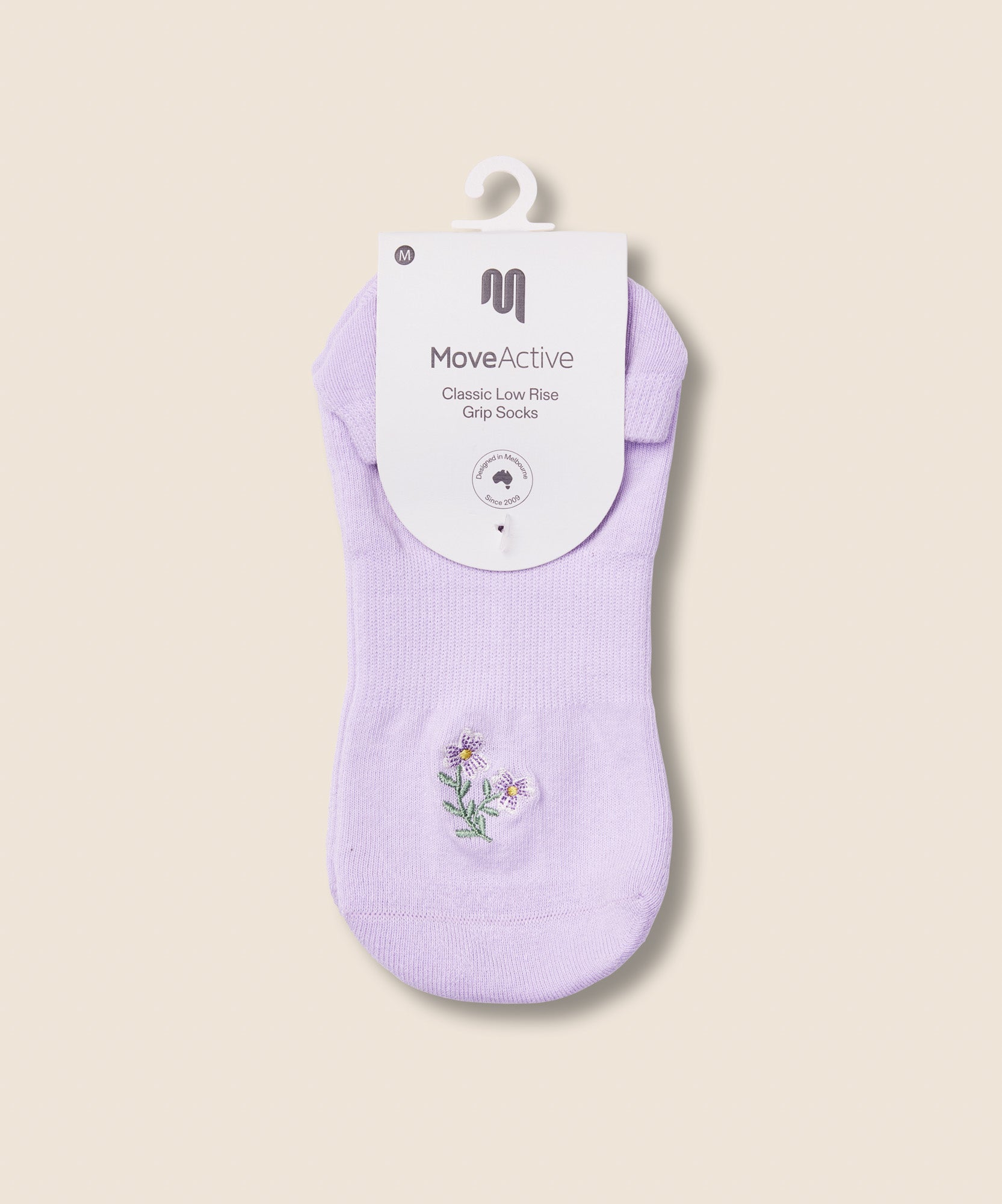Low Rise Grip Socks - Blooming Lilac